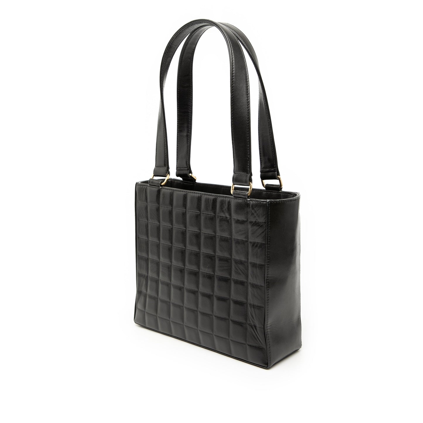 Chanel CC Choco Bar Lambskin Tote