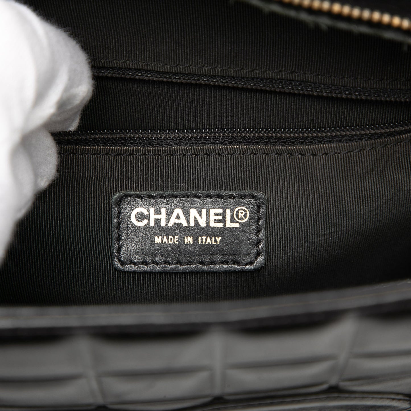 Chanel CC Choco Bar Lambskin Tote