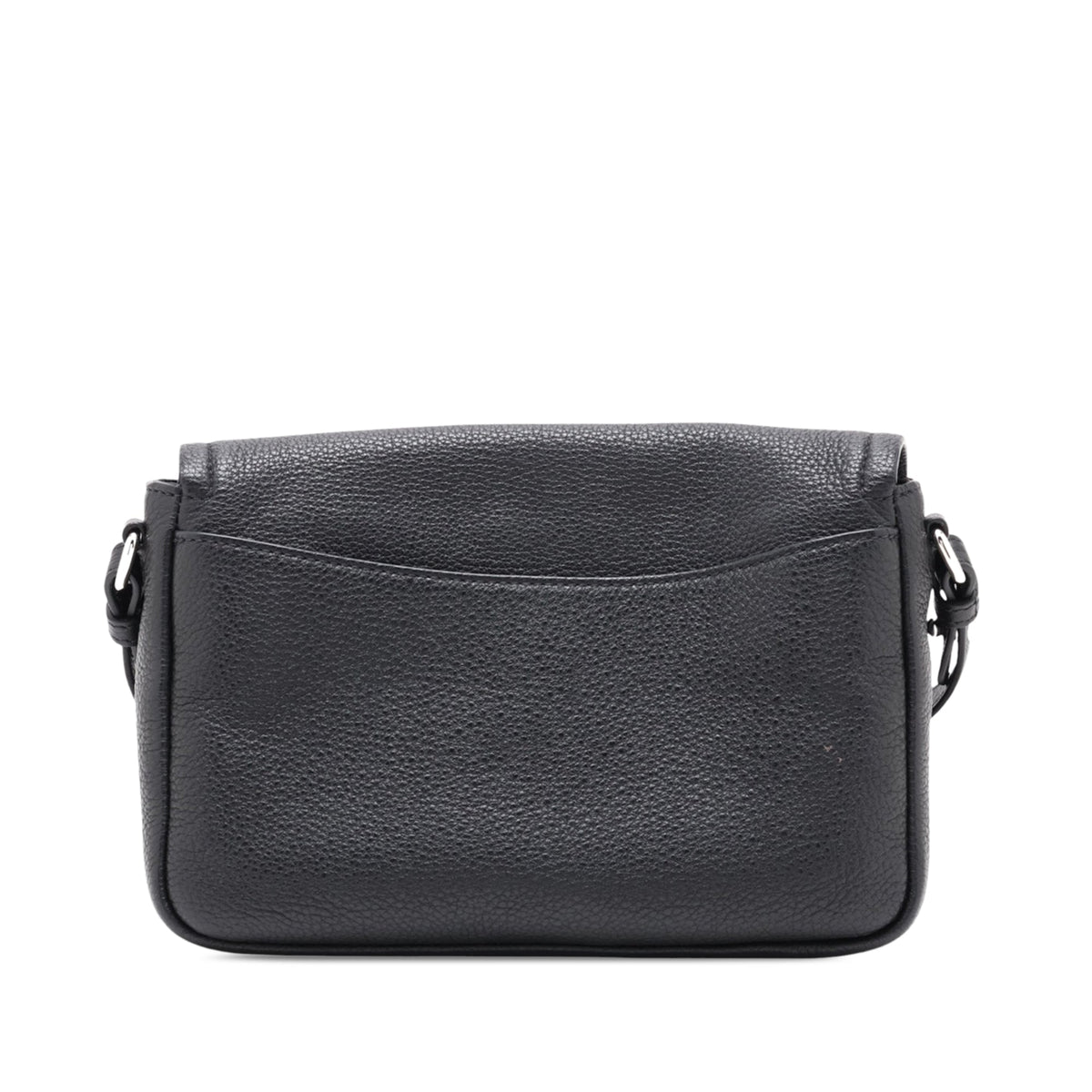 Prada Vitello Daino Soft Flap — Black