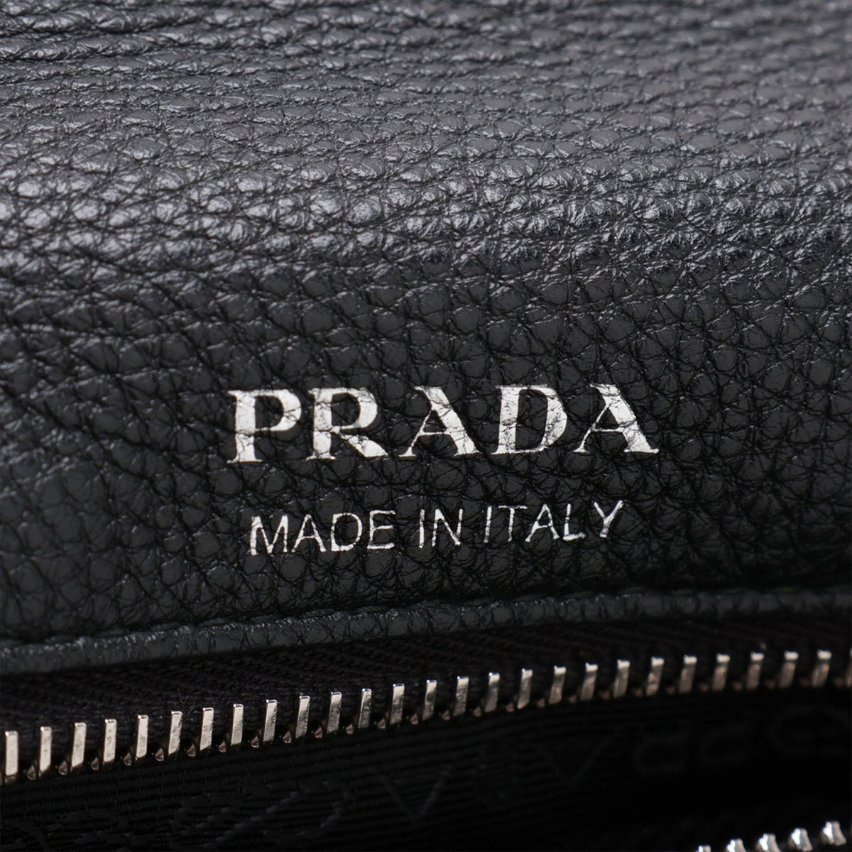 Prada Vitello Daino Soft Flap — Black