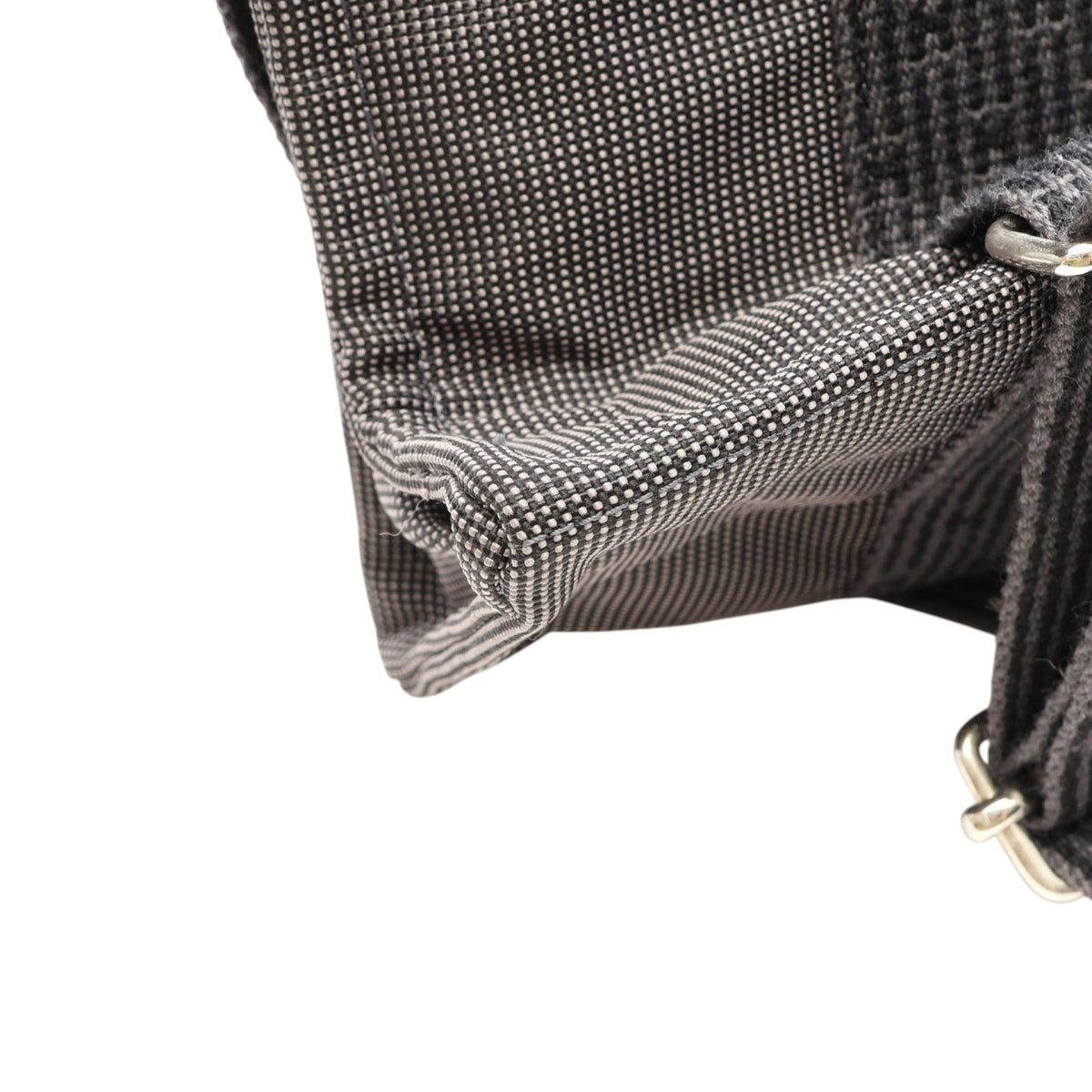 Hermès Canvas Herline Backpack MM — Gray