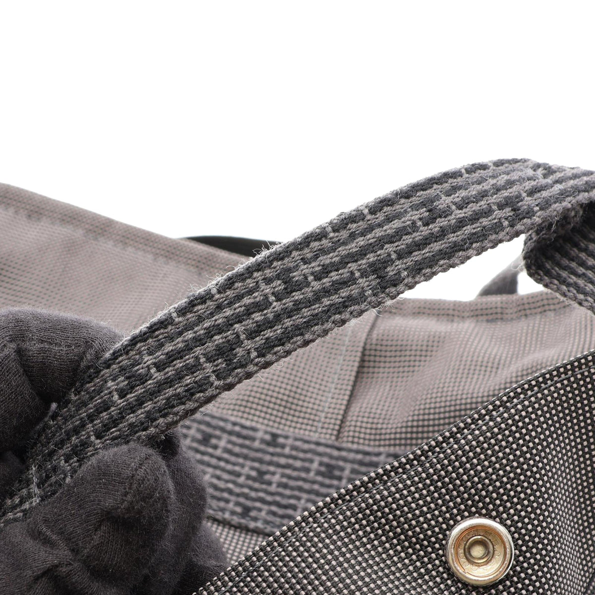 Hermès Canvas Herline Backpack MM — Gray