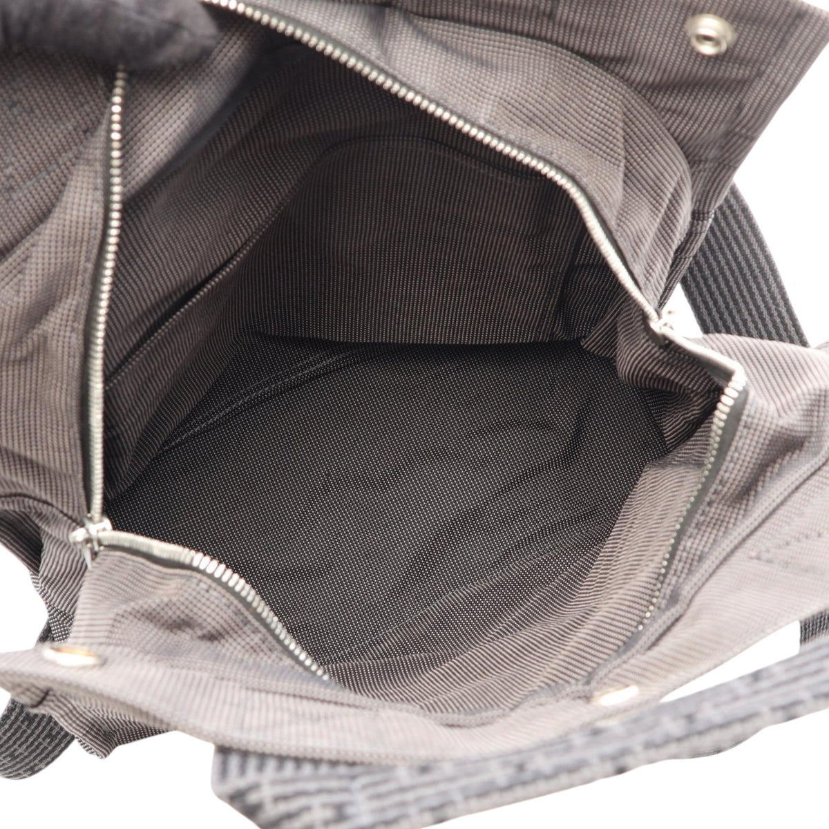 Hermès Canvas Herline Backpack MM — Gray