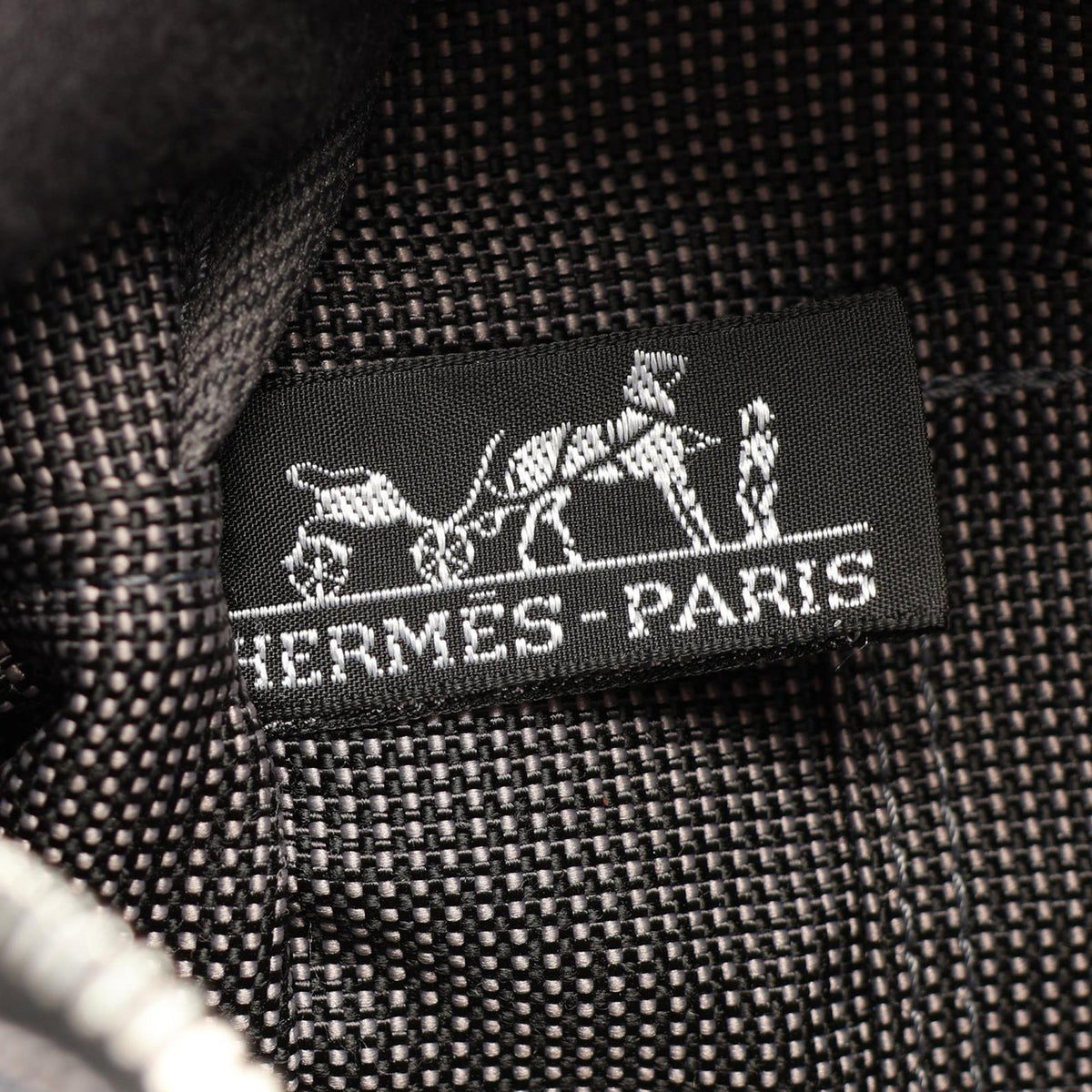 Hermès Canvas Herline Backpack MM — Gray