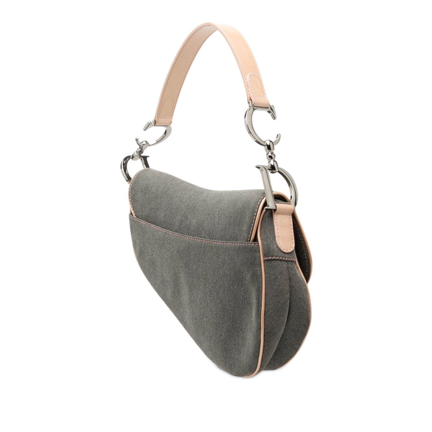 Dior Denim Jean Pocket Saddle Bag
