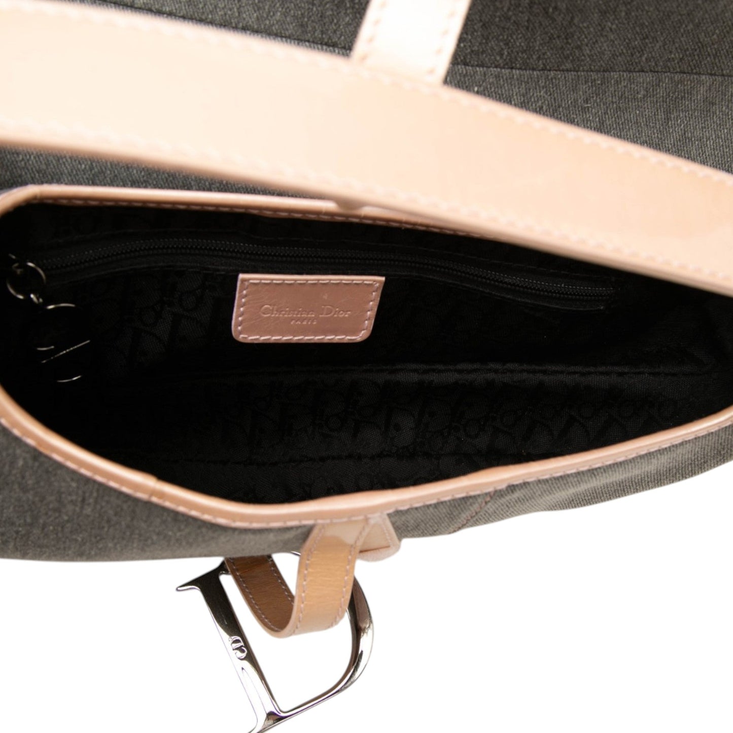 Dior Denim Jean Pocket Saddle Bag