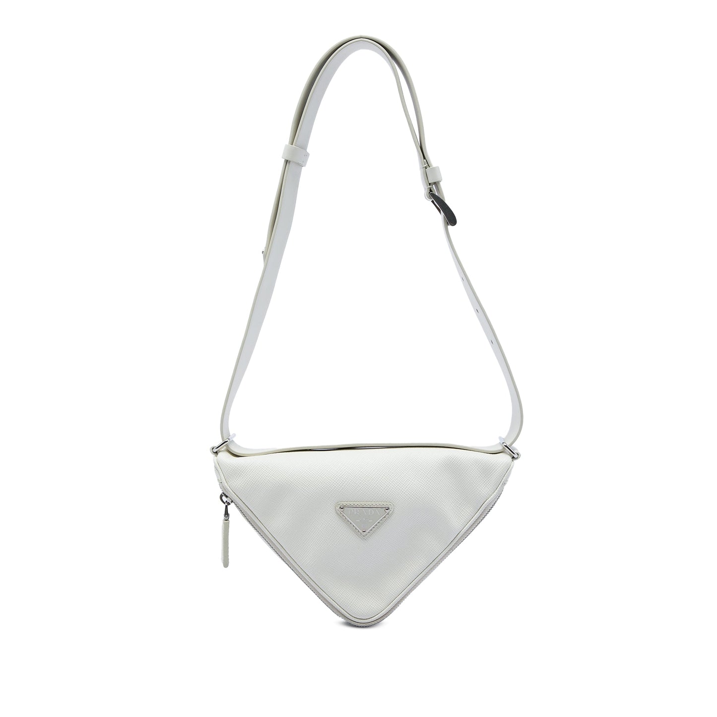 Prada Saffiano Cuir Triangle Convertible Shoulder Bag