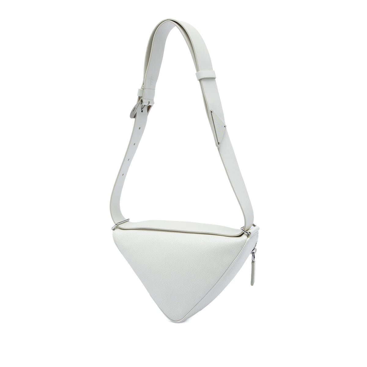 Prada Saffiano Cuir Triangle Convertible Shoulder Bag