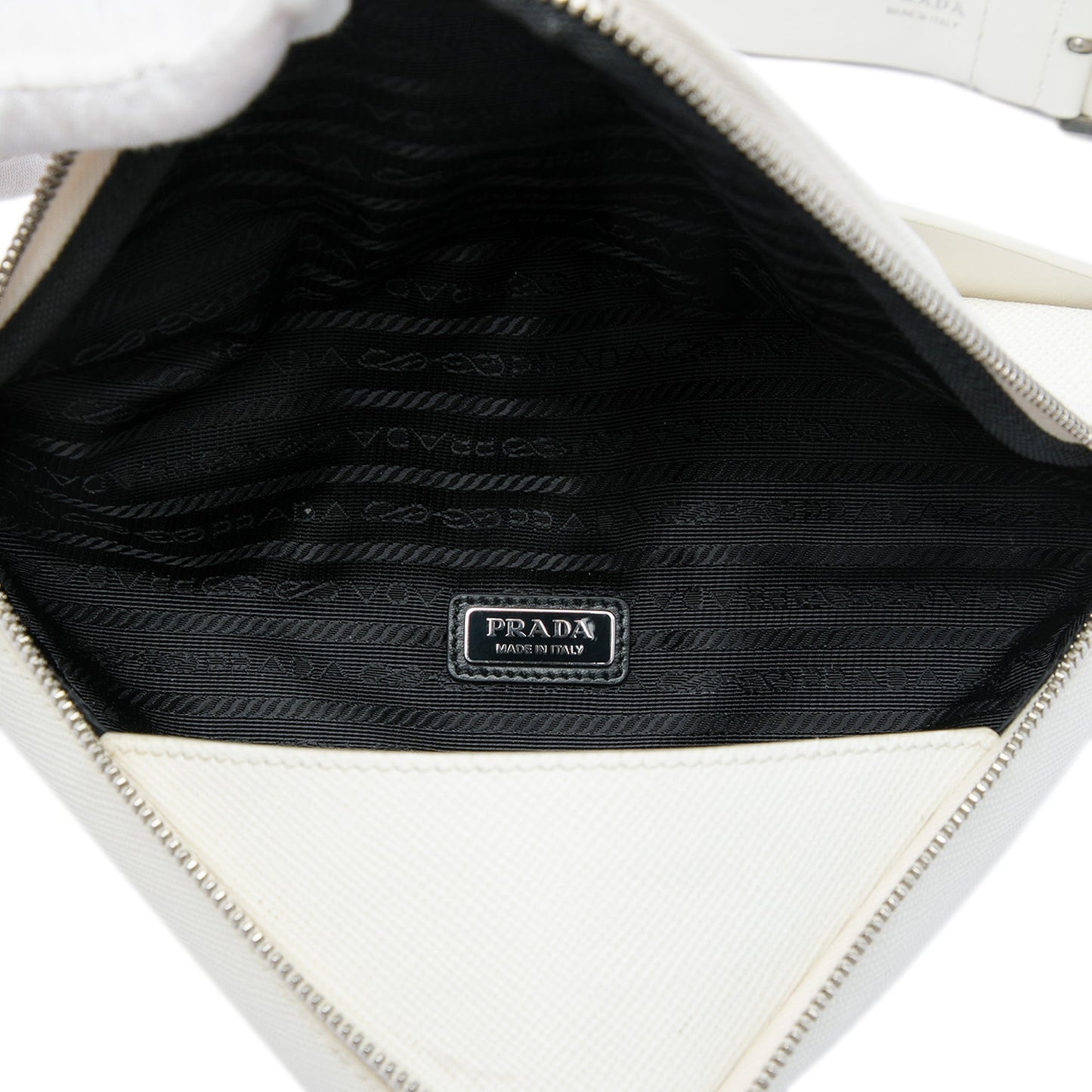 Prada Saffiano Cuir Triangle Convertible Shoulder Bag