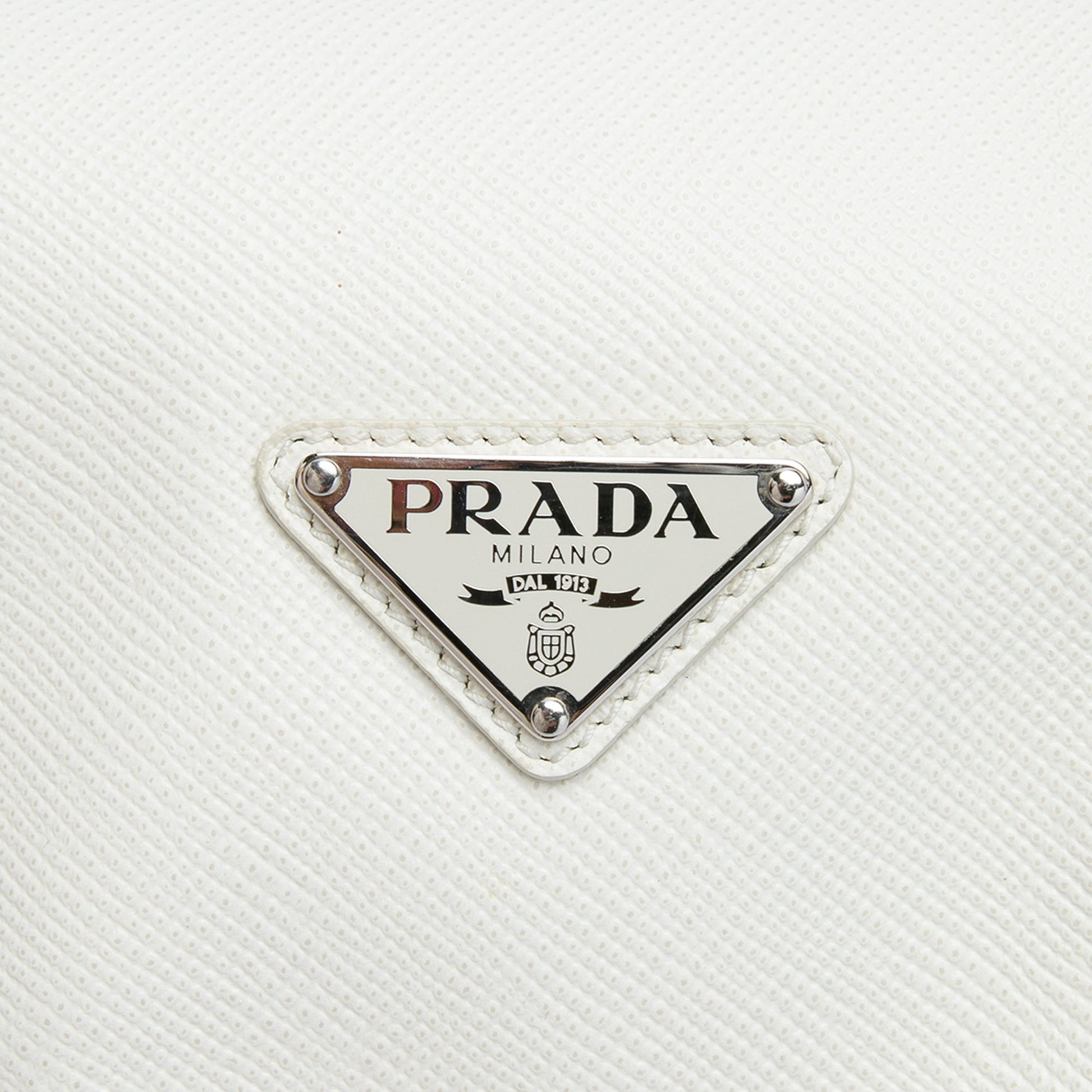 Prada Saffiano Cuir Triangle Convertible Shoulder Bag