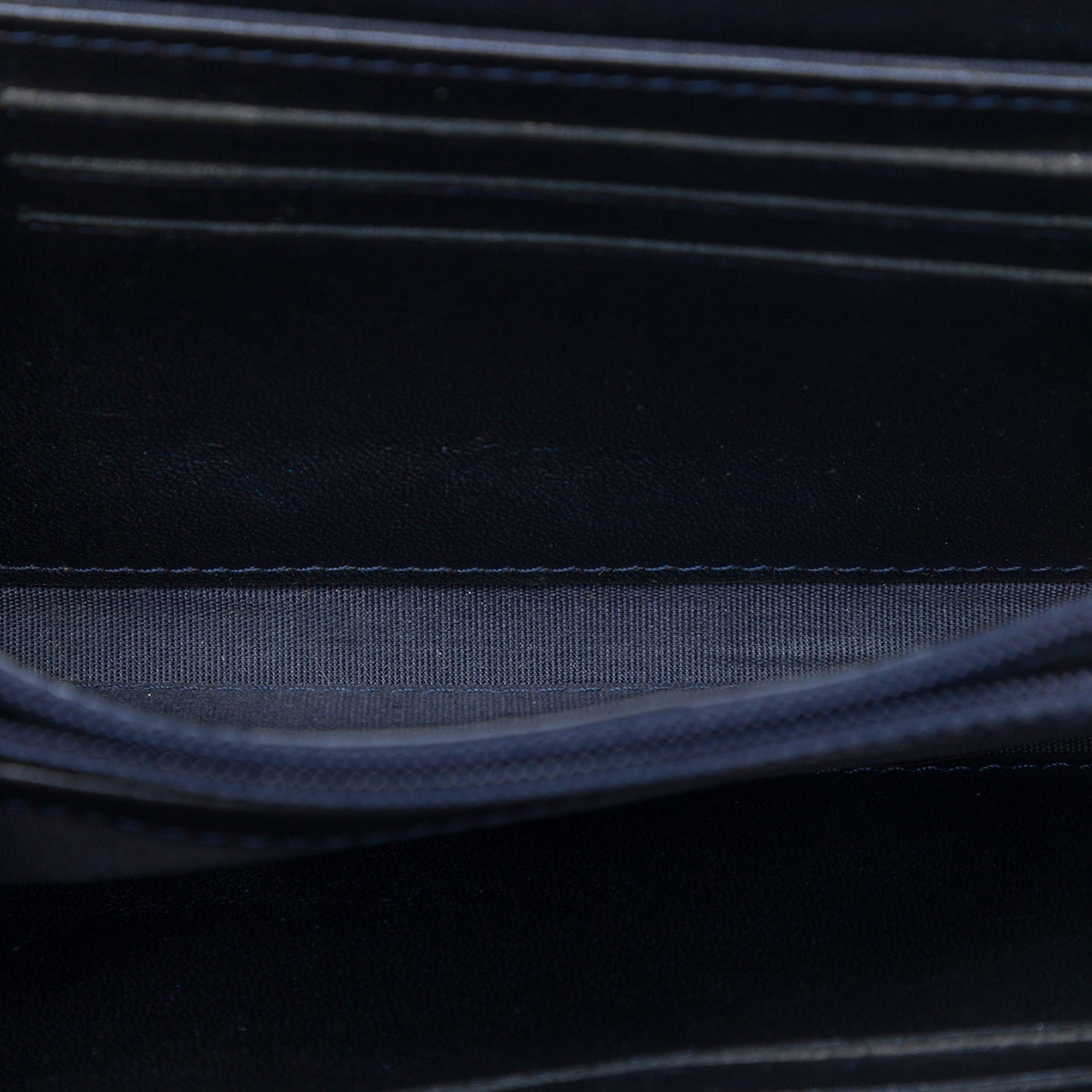 Chanel CC Chevron Lambskin Studded Wallet On Chain