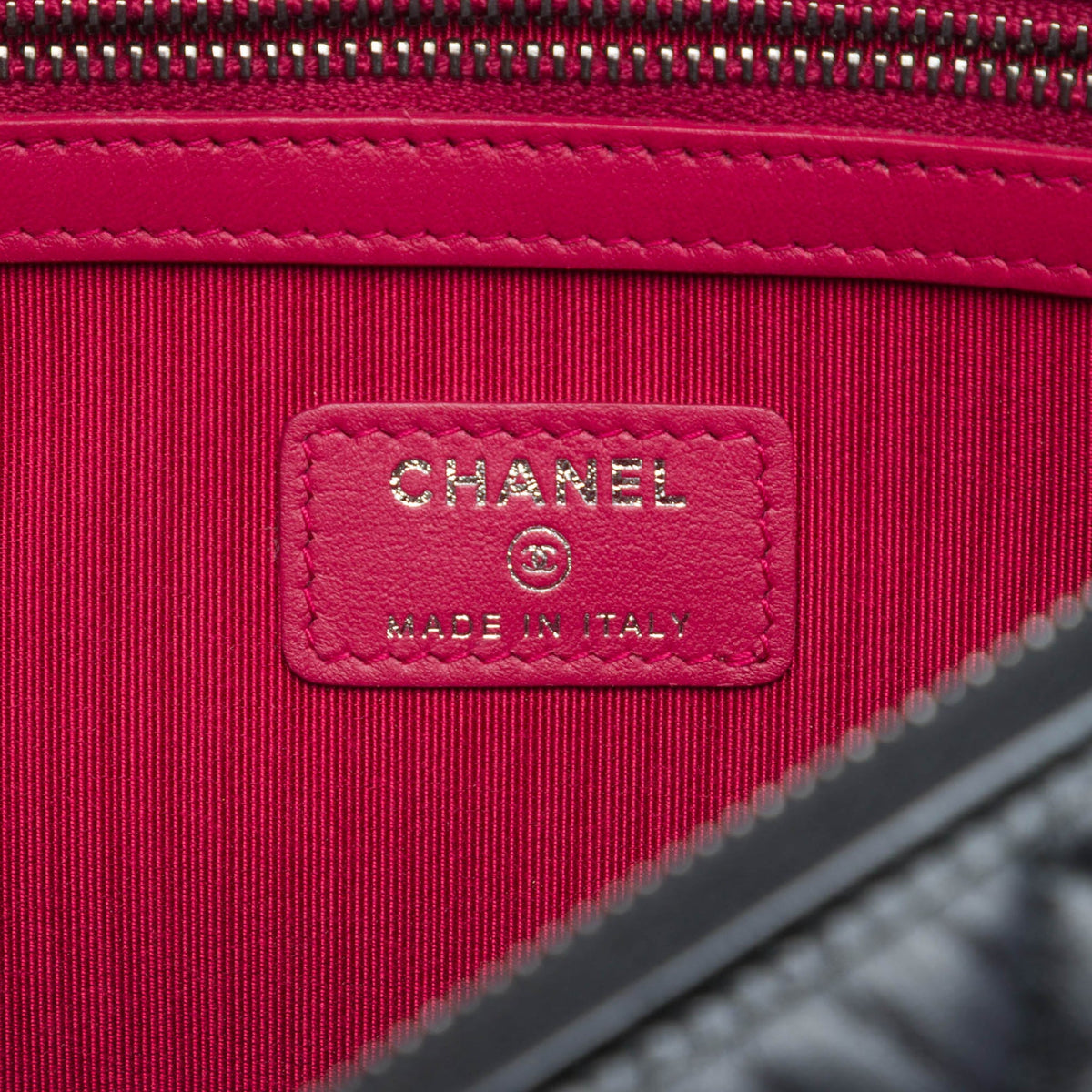 Chanel Large Aged Calfskin Gabrielle O Case Clutch