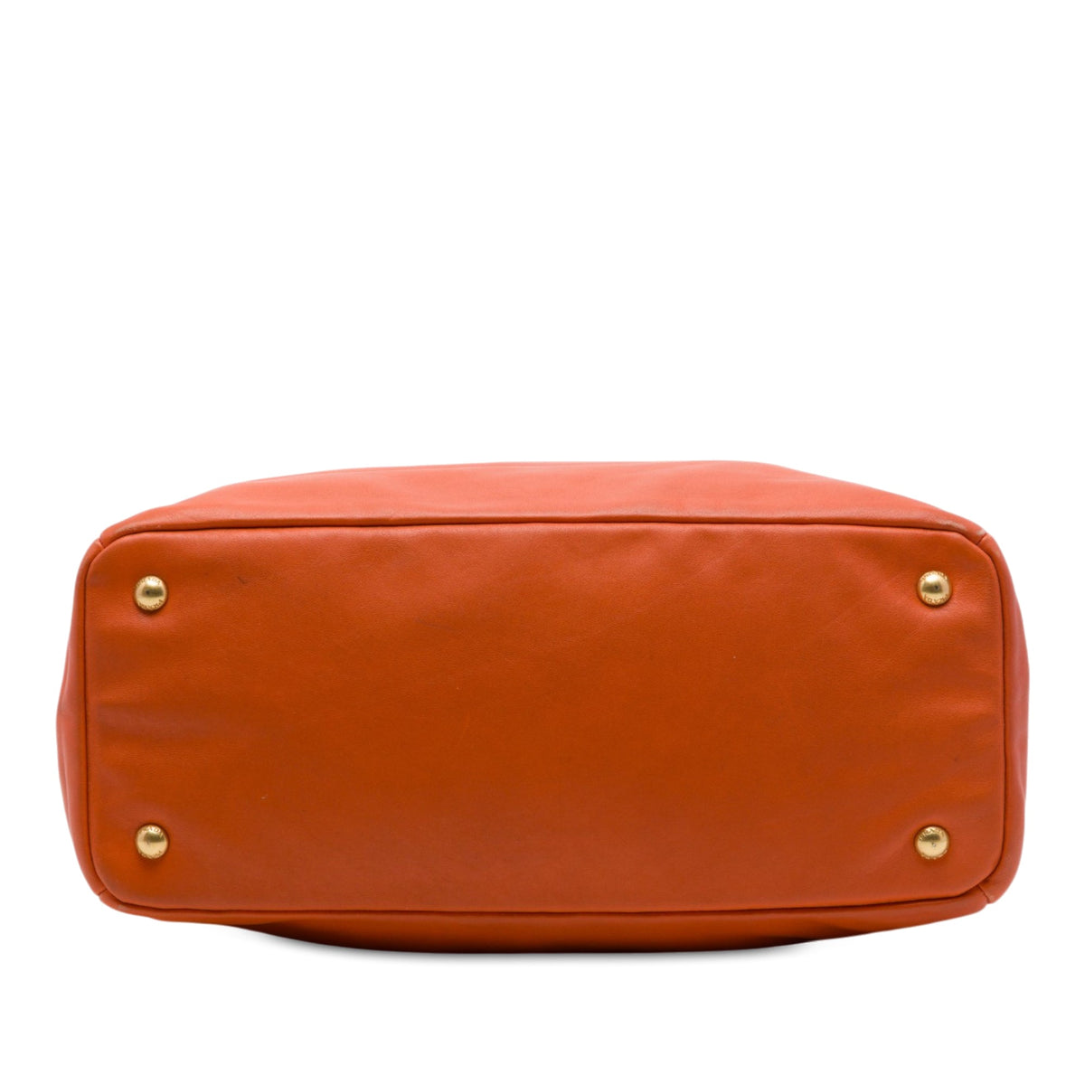 Prada Vitello Daino Front Zip Open Convertible Tote