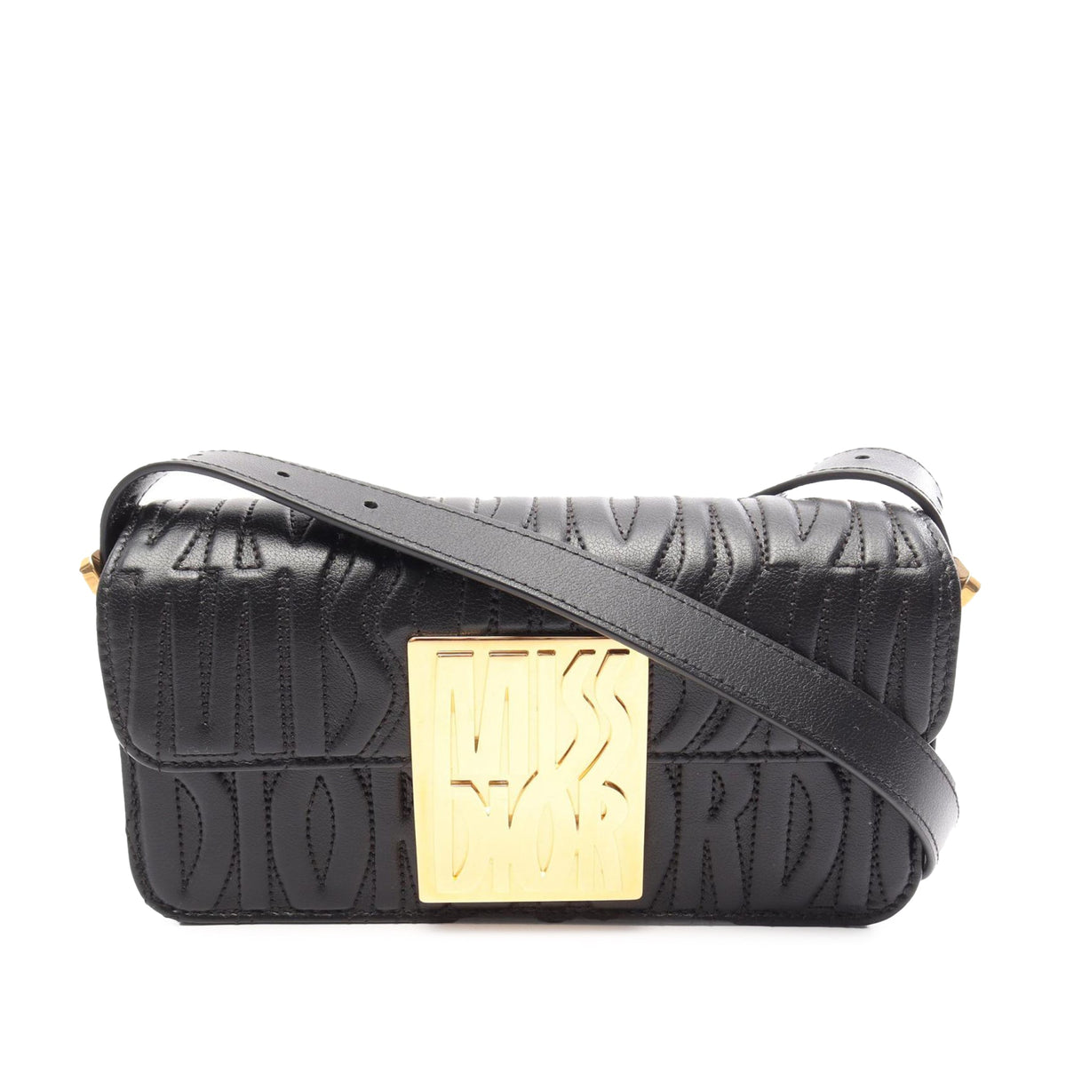 Dior Leather Miss Dior All Over Shoulder Bag