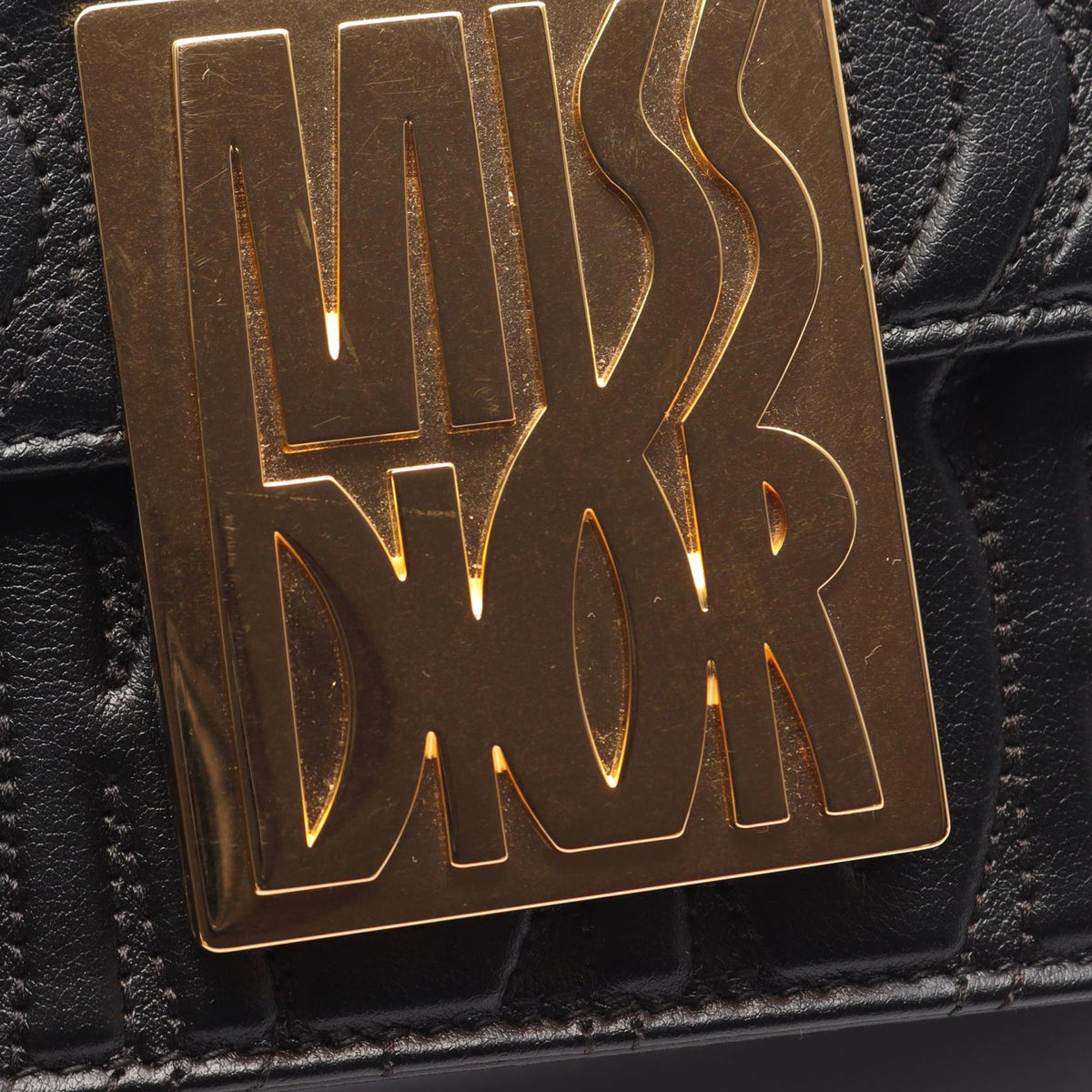 Dior Leather Miss Dior All Over Shoulder Bag