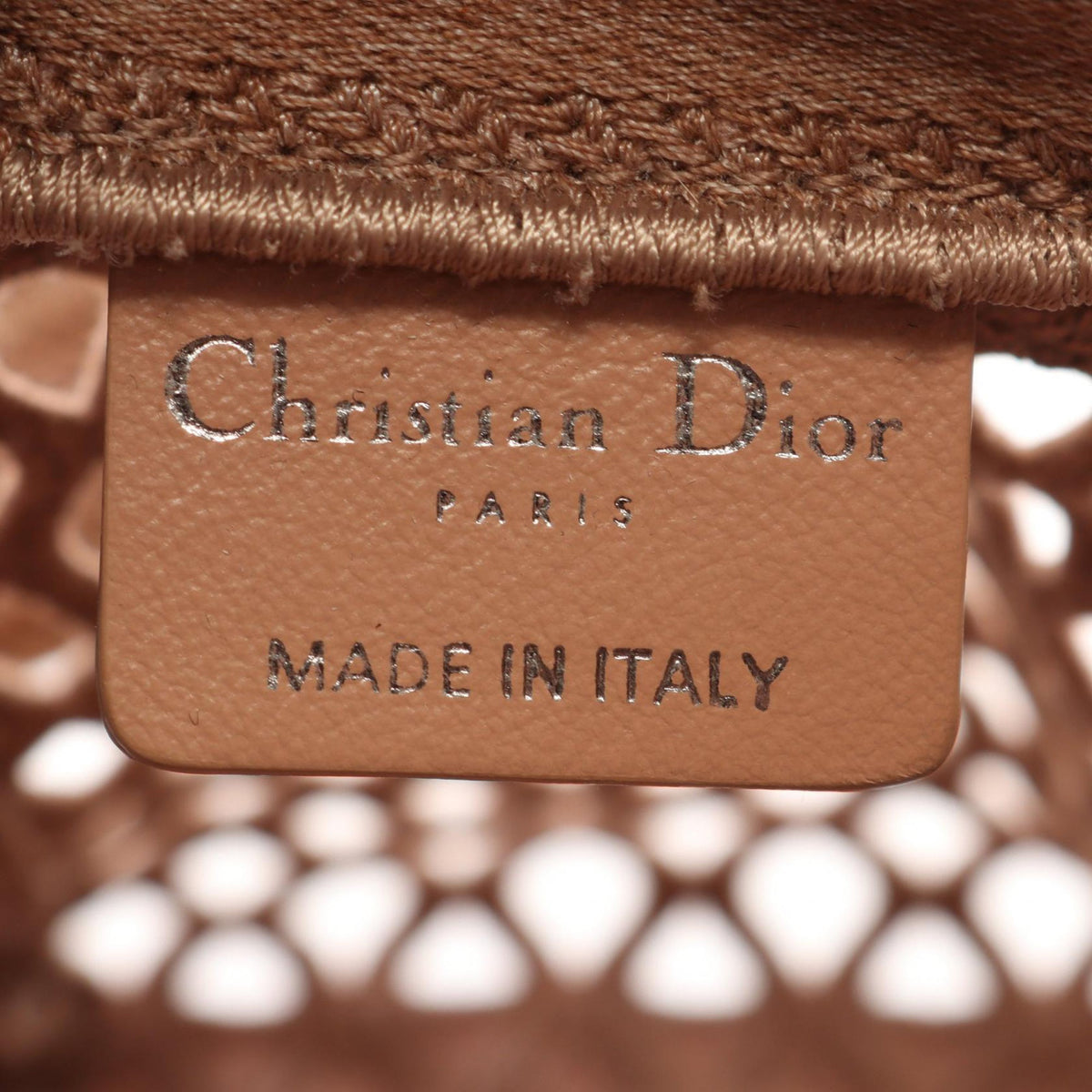 Dior Large Embroidered Mesh Canvas Diorcamp Messenger Bag