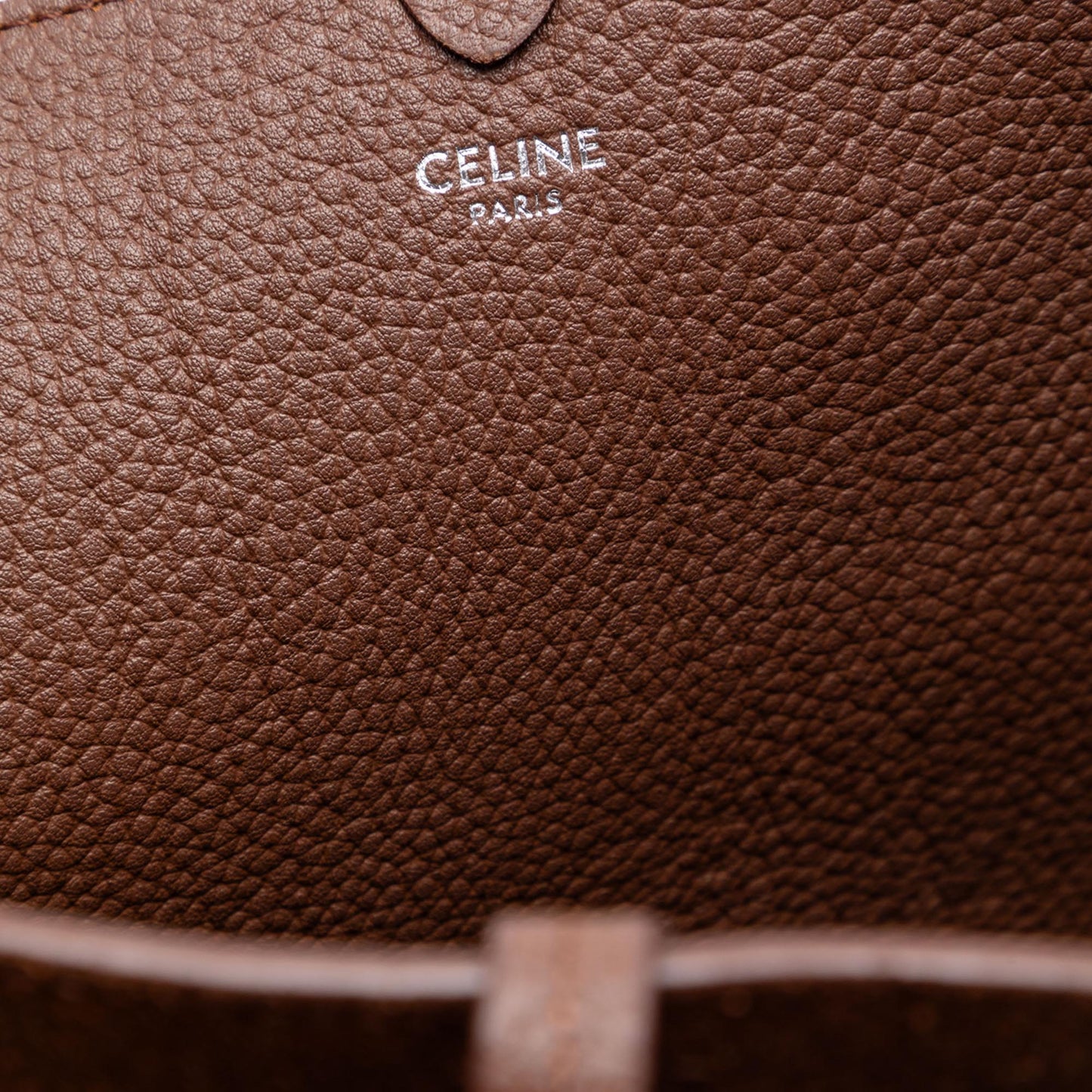 Celine Triomphe Suede Bucket Bag
