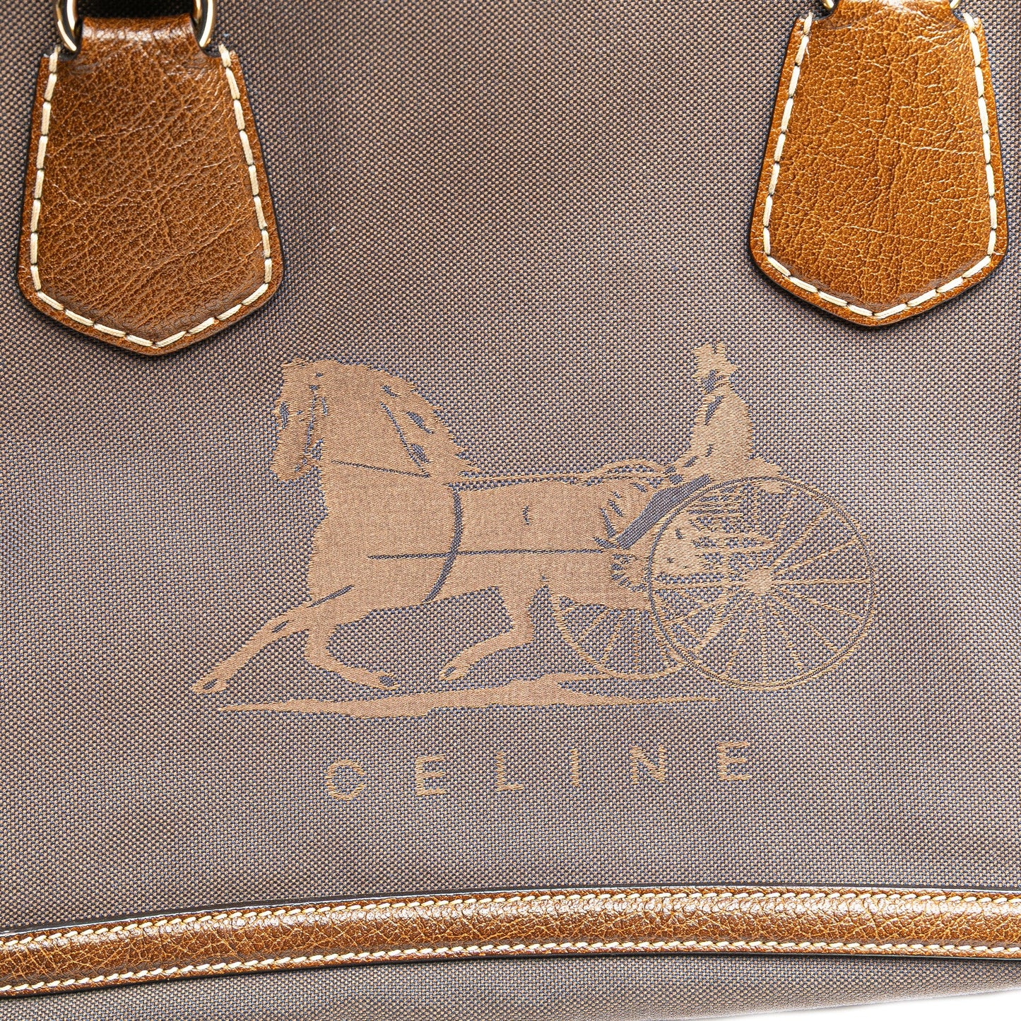 Celine Canvas Carriage Tote