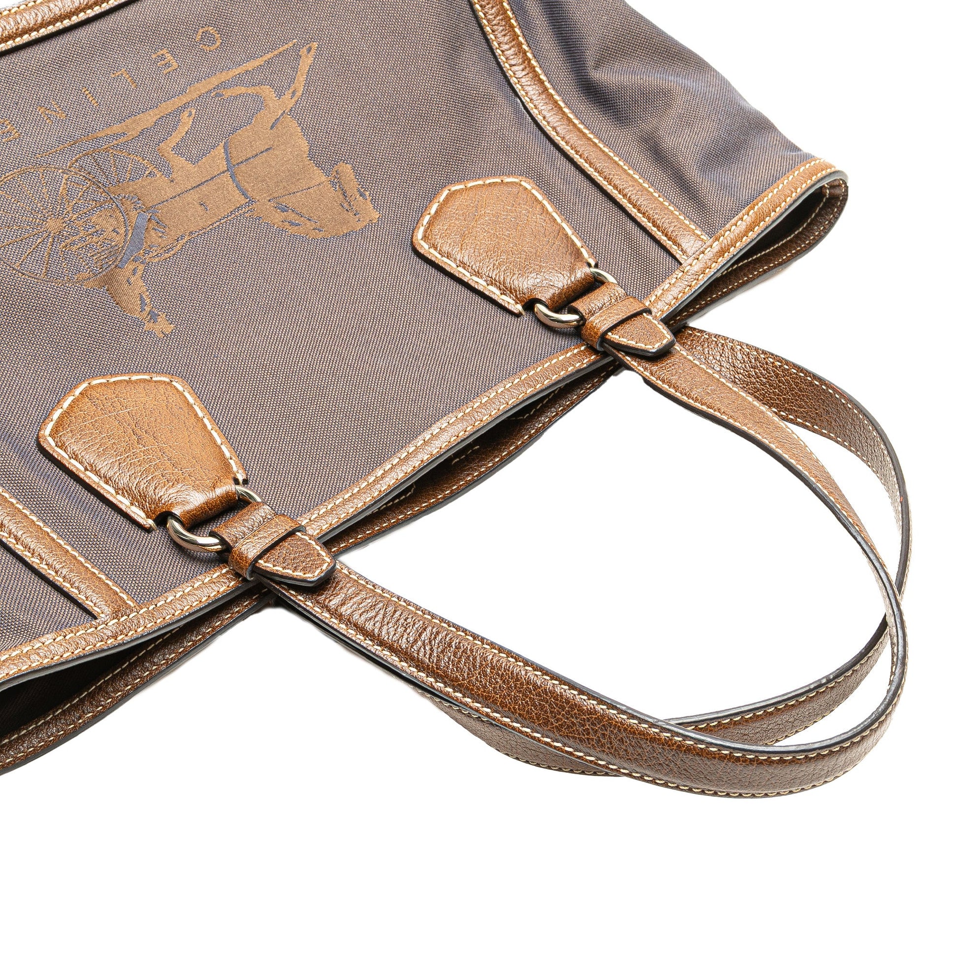 Celine Canvas Carriage Tote