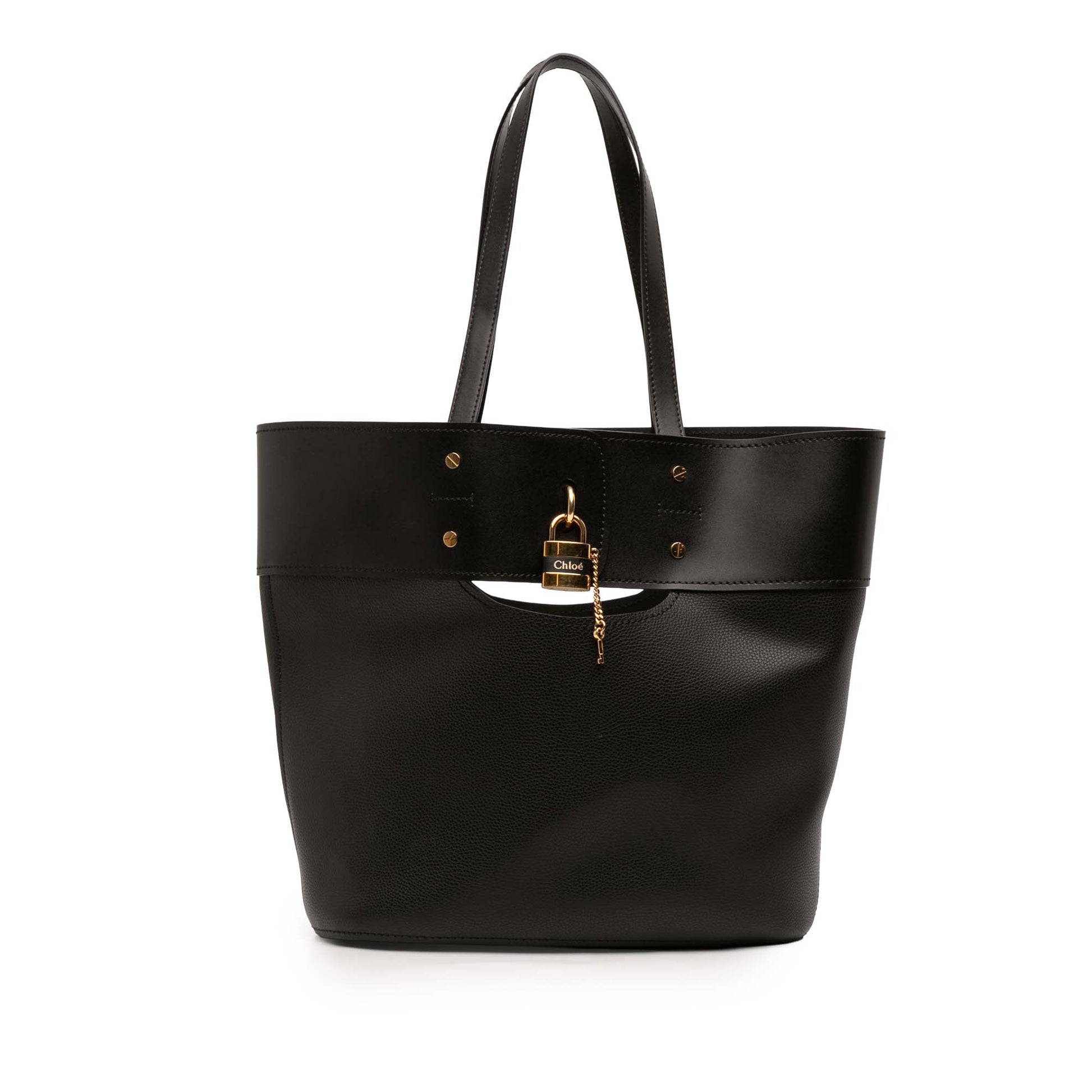 Chloé Large Grained Calfskin Aby Tote