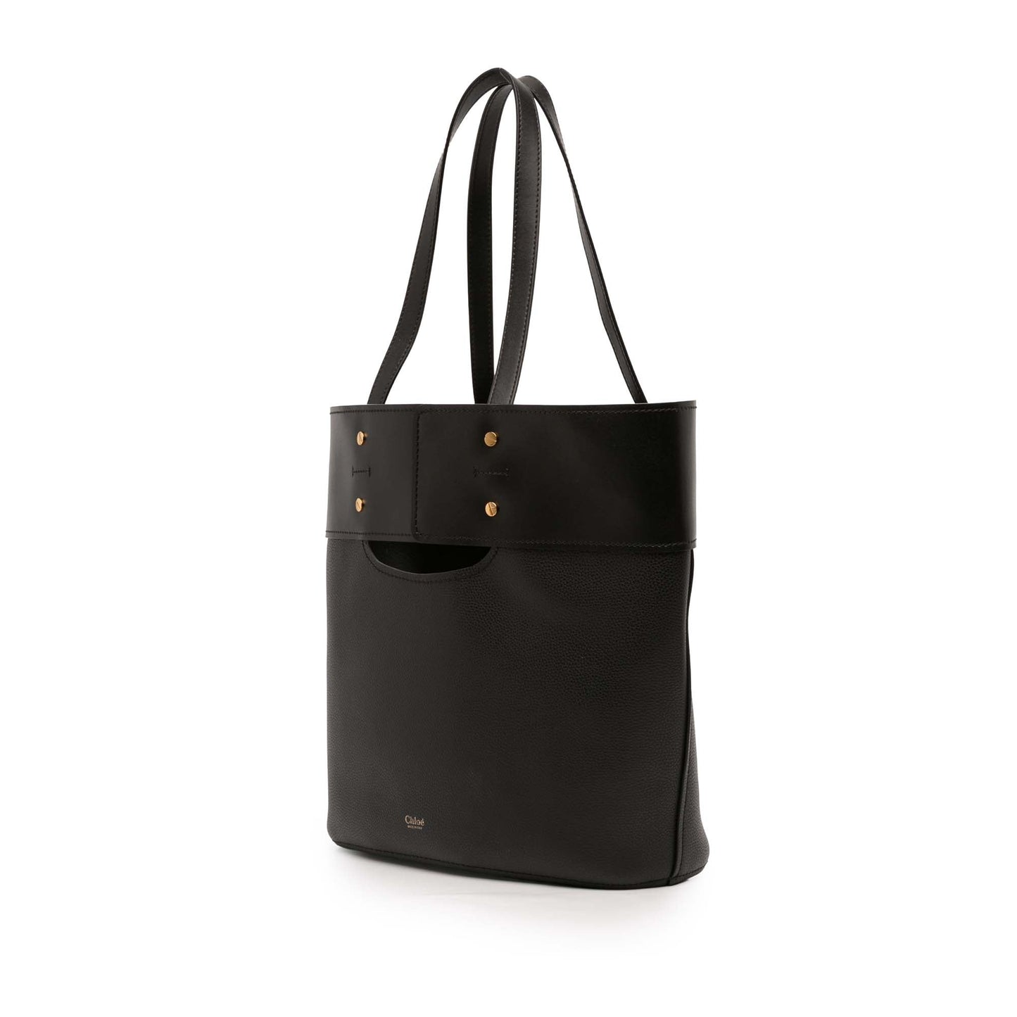 Chloé Large Grained Calfskin Aby Tote