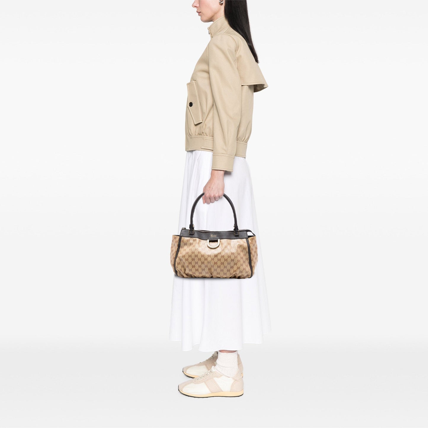 Gucci GG Crystal Abbey D Ring Tote