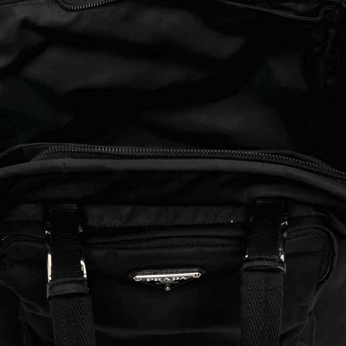 Prada Re Nylon Convertible Pet Carrier — Black