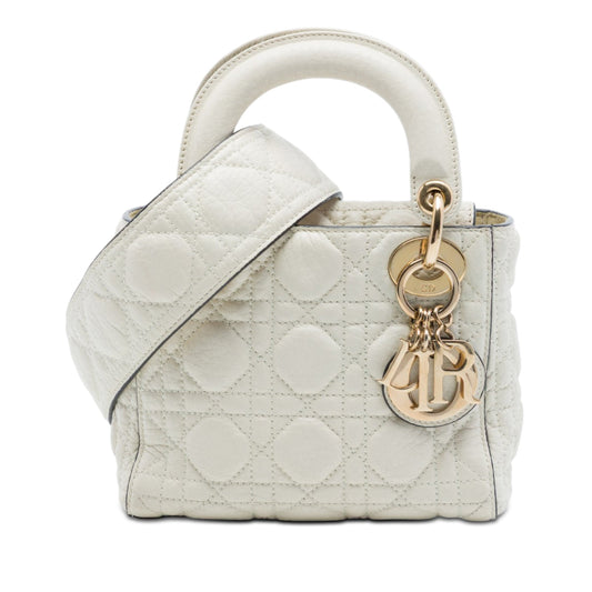 Dior Mini Lambskin Cannage Lady Dior