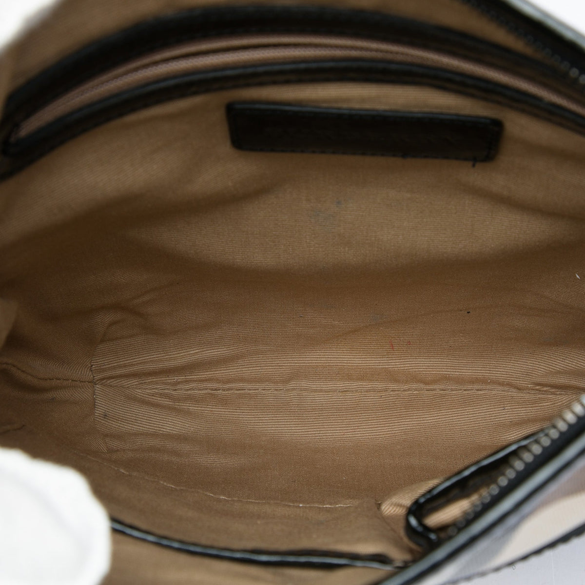 Burberry Supernova Check Coated Canvas Dryden Crossbody — Beige