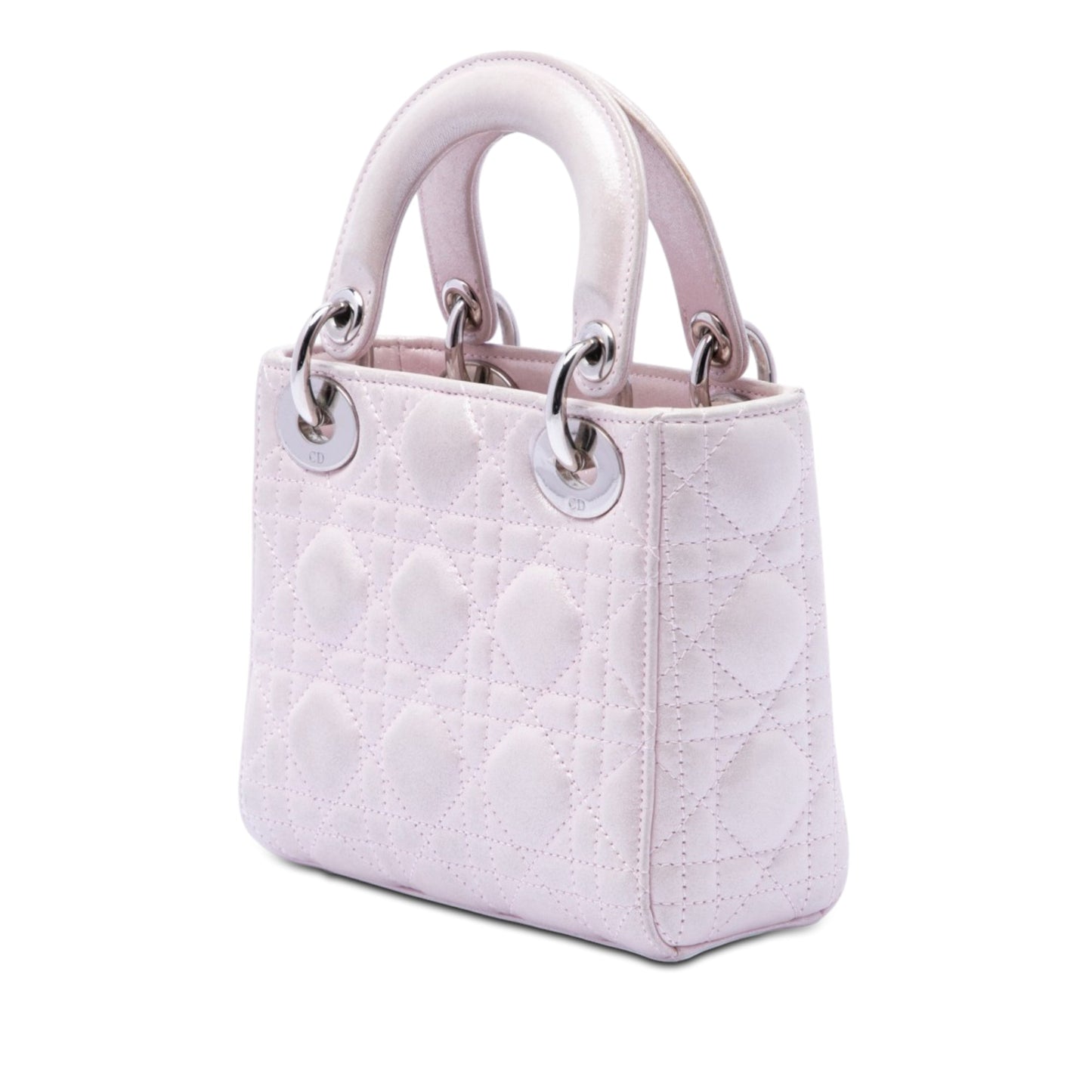 Dior Mini Iridescent Lambskin Cannage Lady Dior