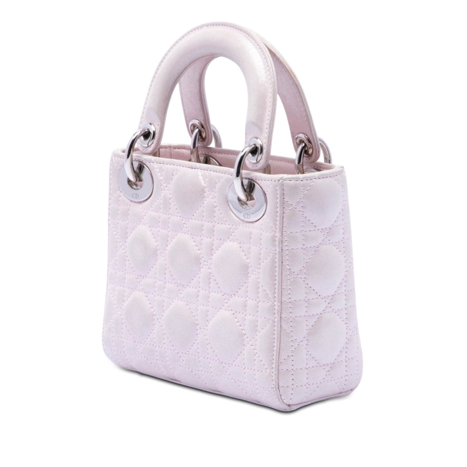 Dior Mini Iridescent Lambskin Cannage Lady Dior