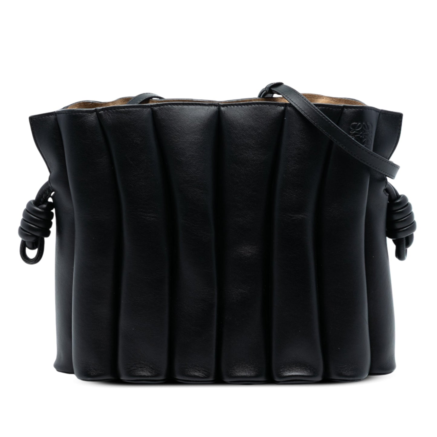 LOEWE Calfskin Ondas Flamenco Knot Crossbody