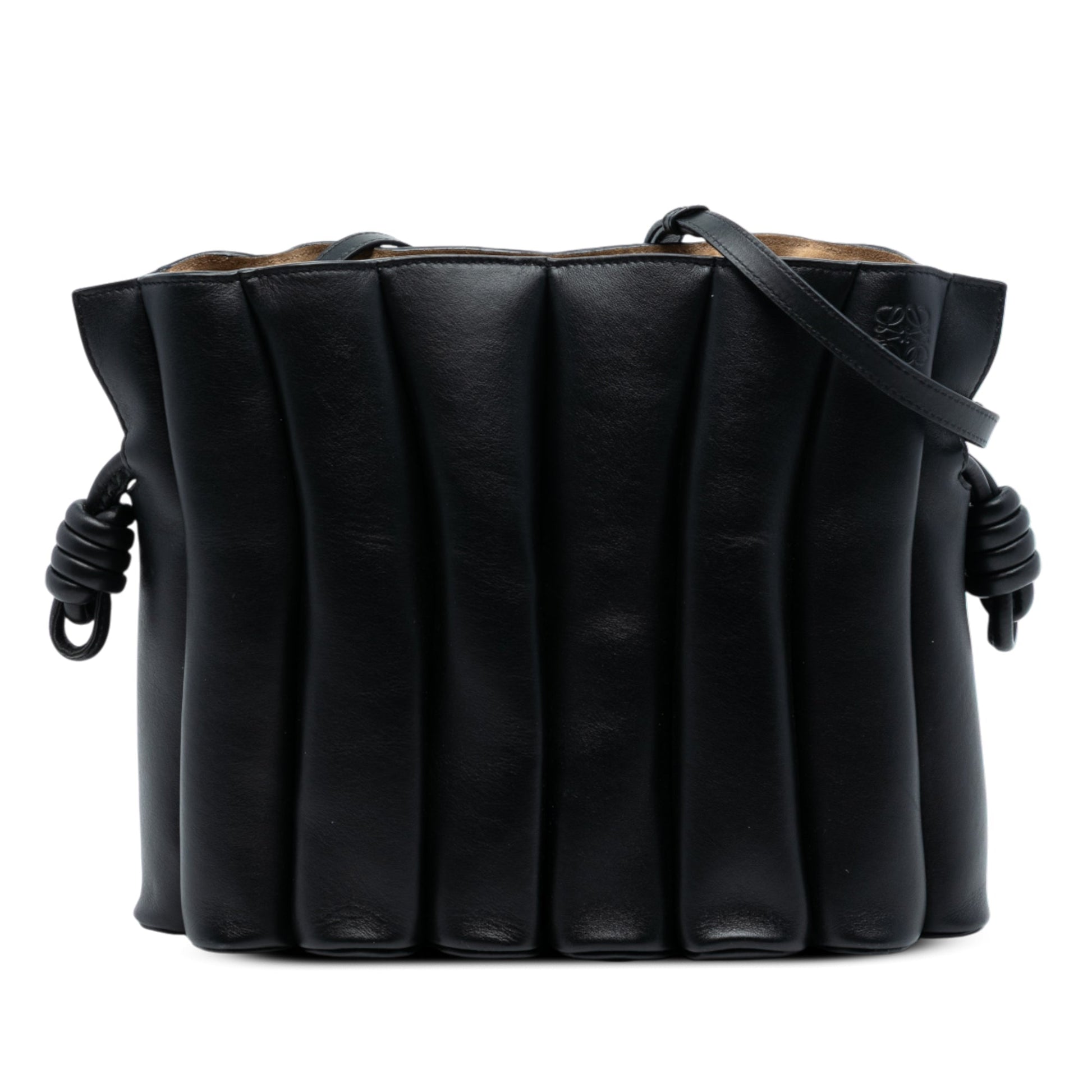 LOEWE Calfskin Ondas Flamenco Knot Crossbody