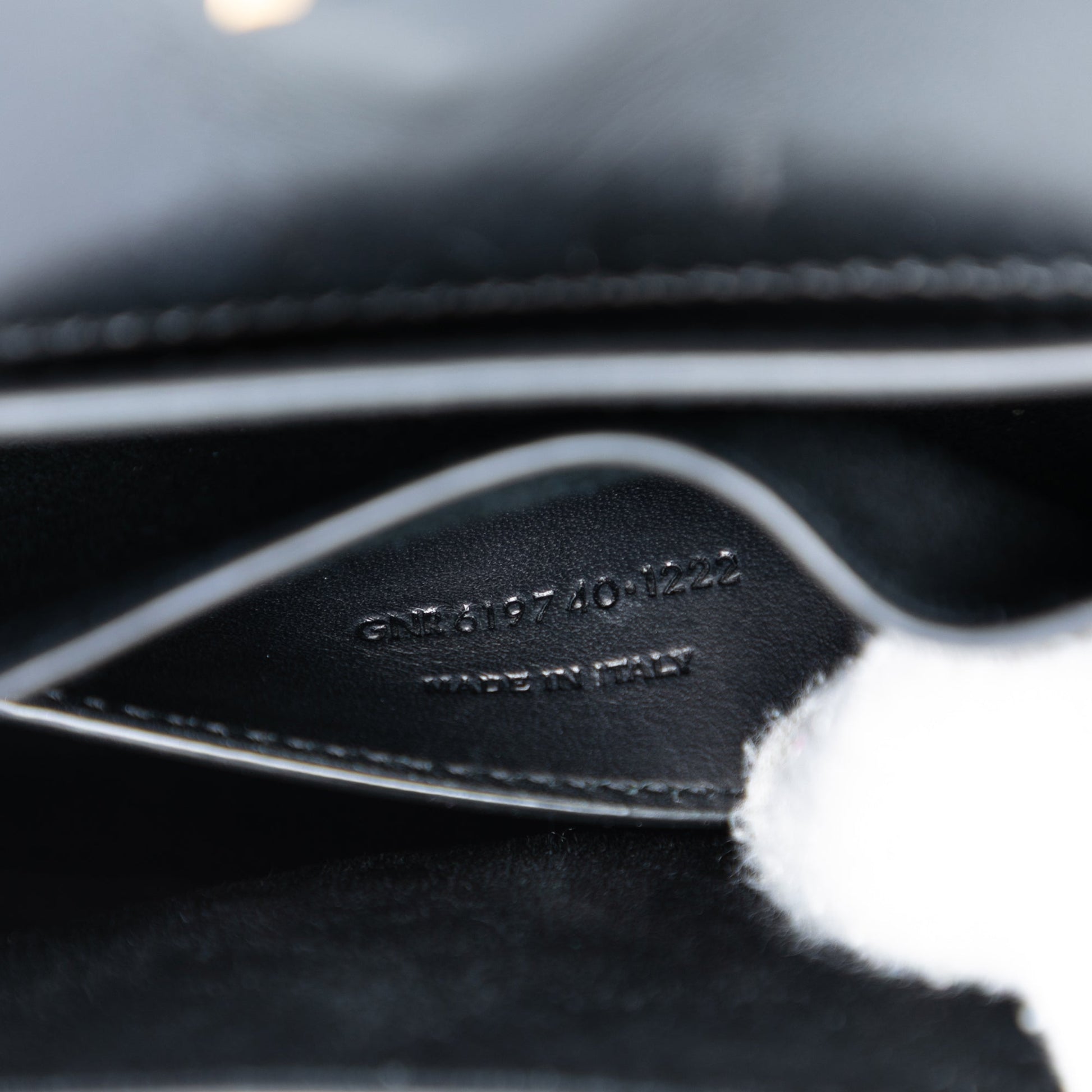 Saint Laurent Small Leather Monogram Kaia Crossbody