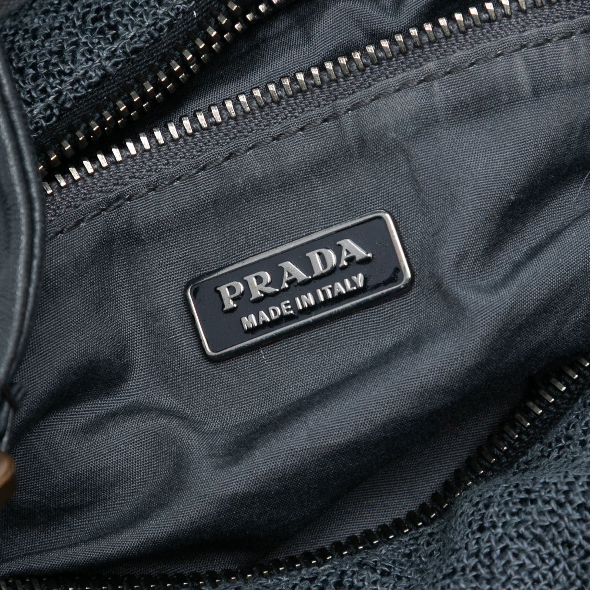 Prada Tweed Shoulder Bag