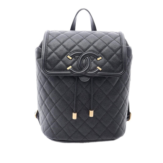 Chanel Caviar CC Filigree Backpack