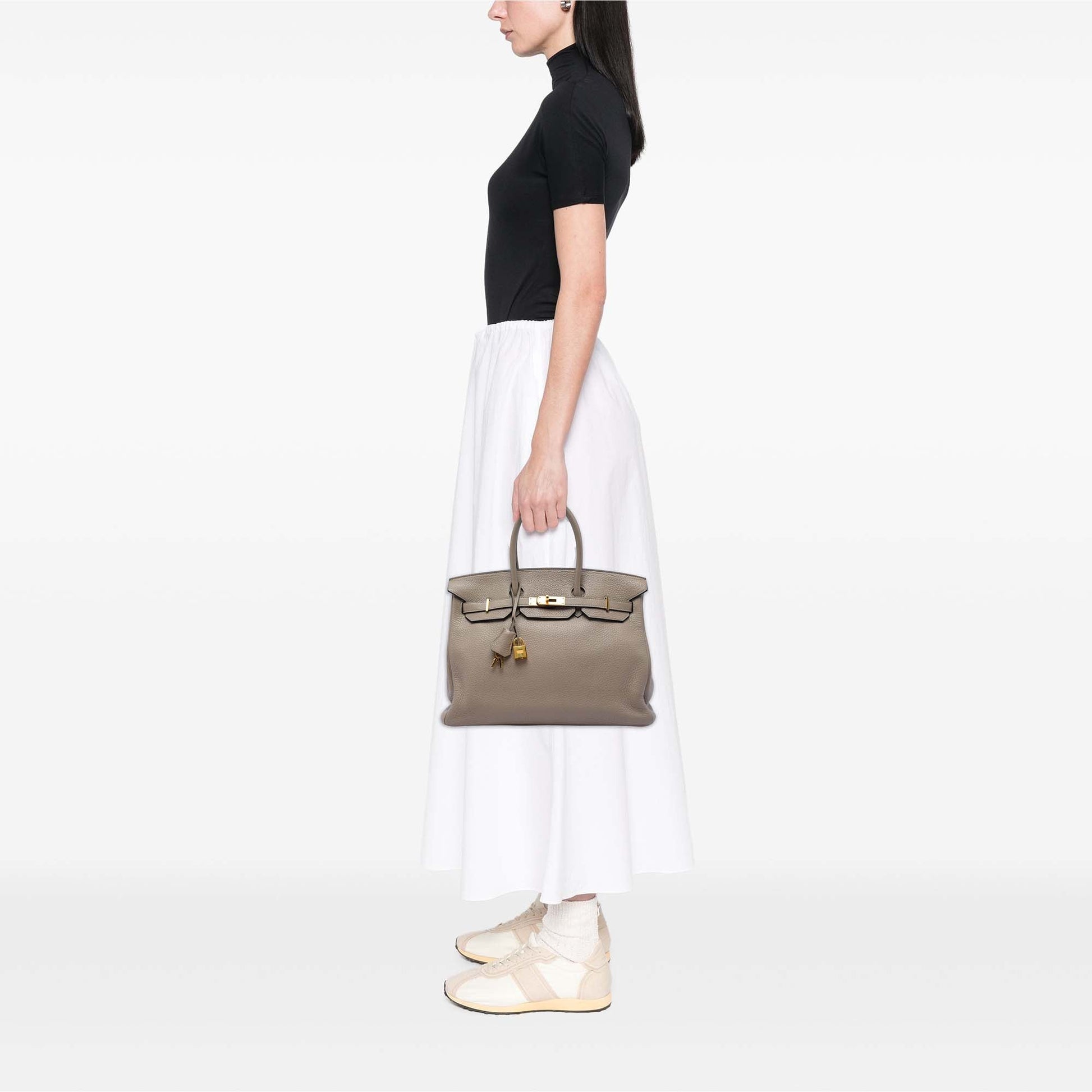 Hermès Clemence Birkin Retourne 35