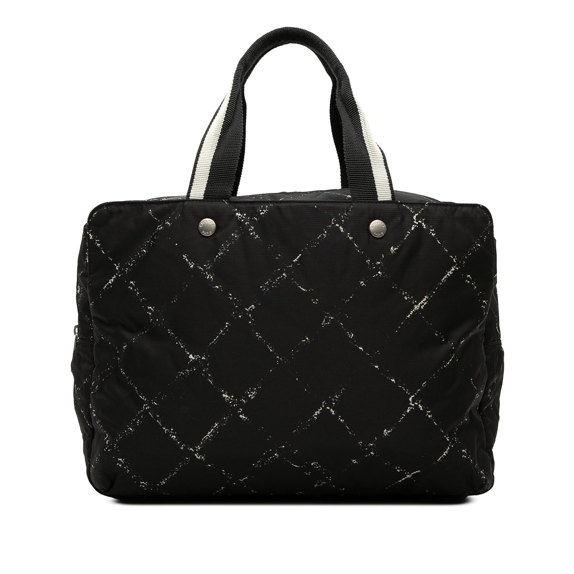 Chanel Old Travel Line Nylon Handbag