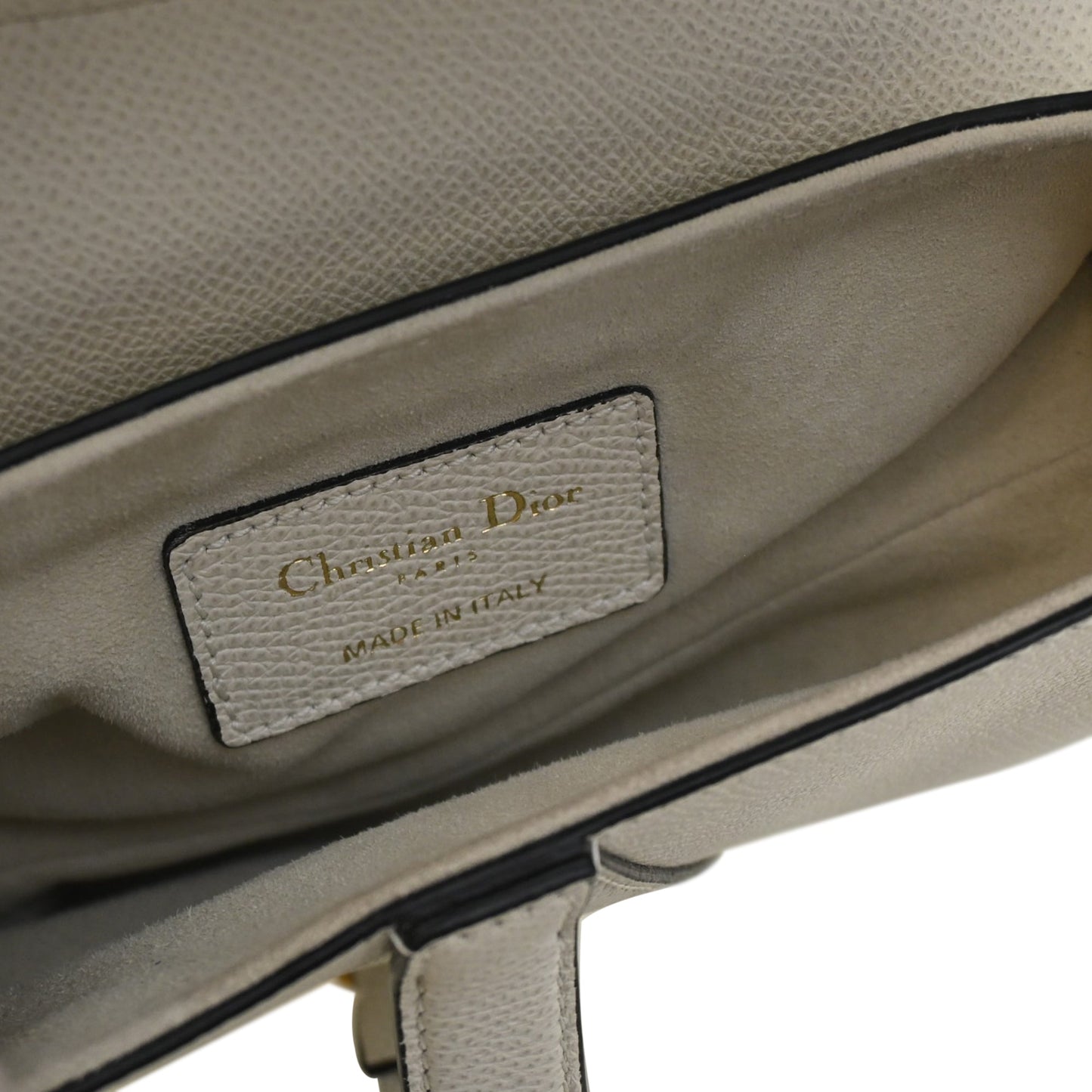Dior Mini Grained Calfskin Saddle Bag