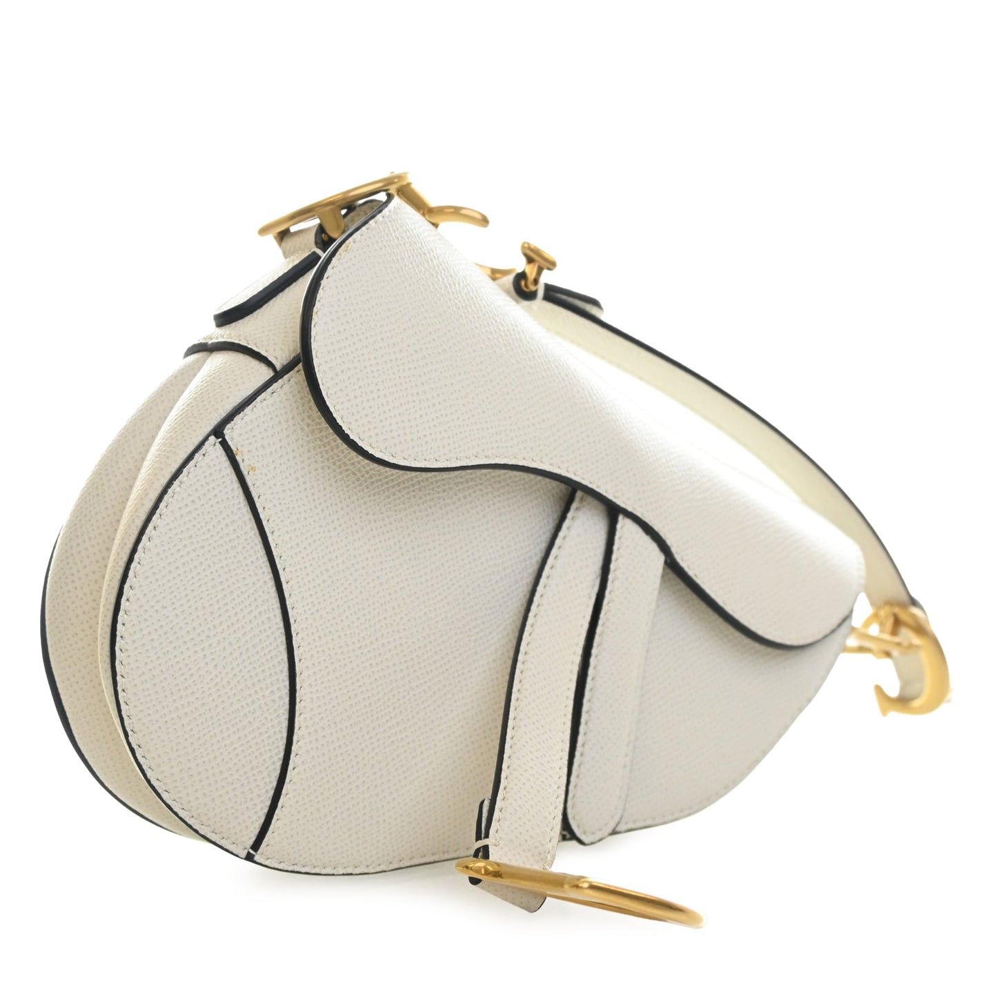 Dior Mini Grained Calfskin Saddle Bag