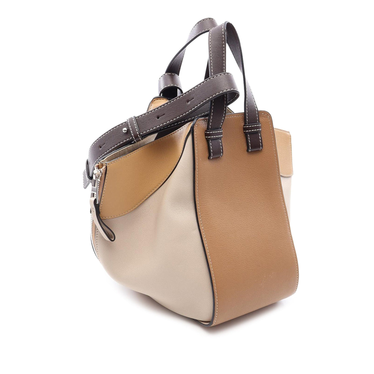 LOEWE Small Tricolor Soft Grained Calfskin Hammock Bag