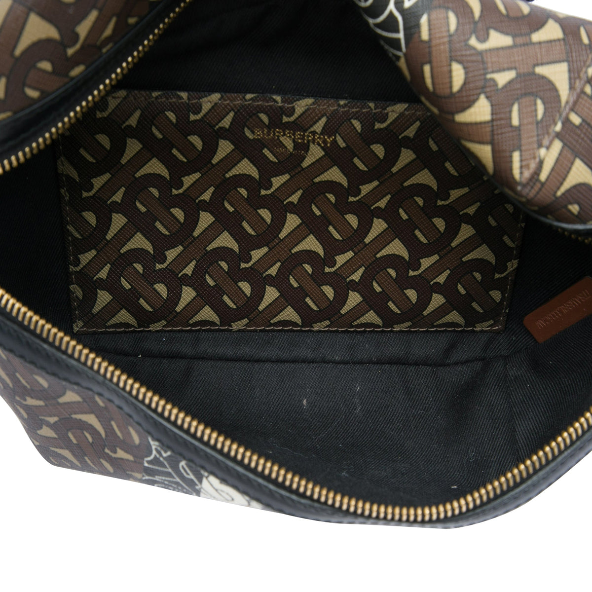 Burberry TB Monogram E Canvas Stripe Sonny Belt Bag