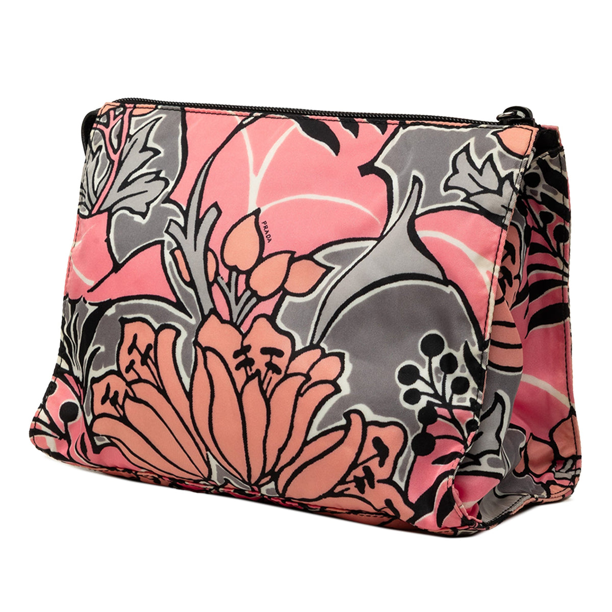 Prada Tessuto Floral Stampato Clutch