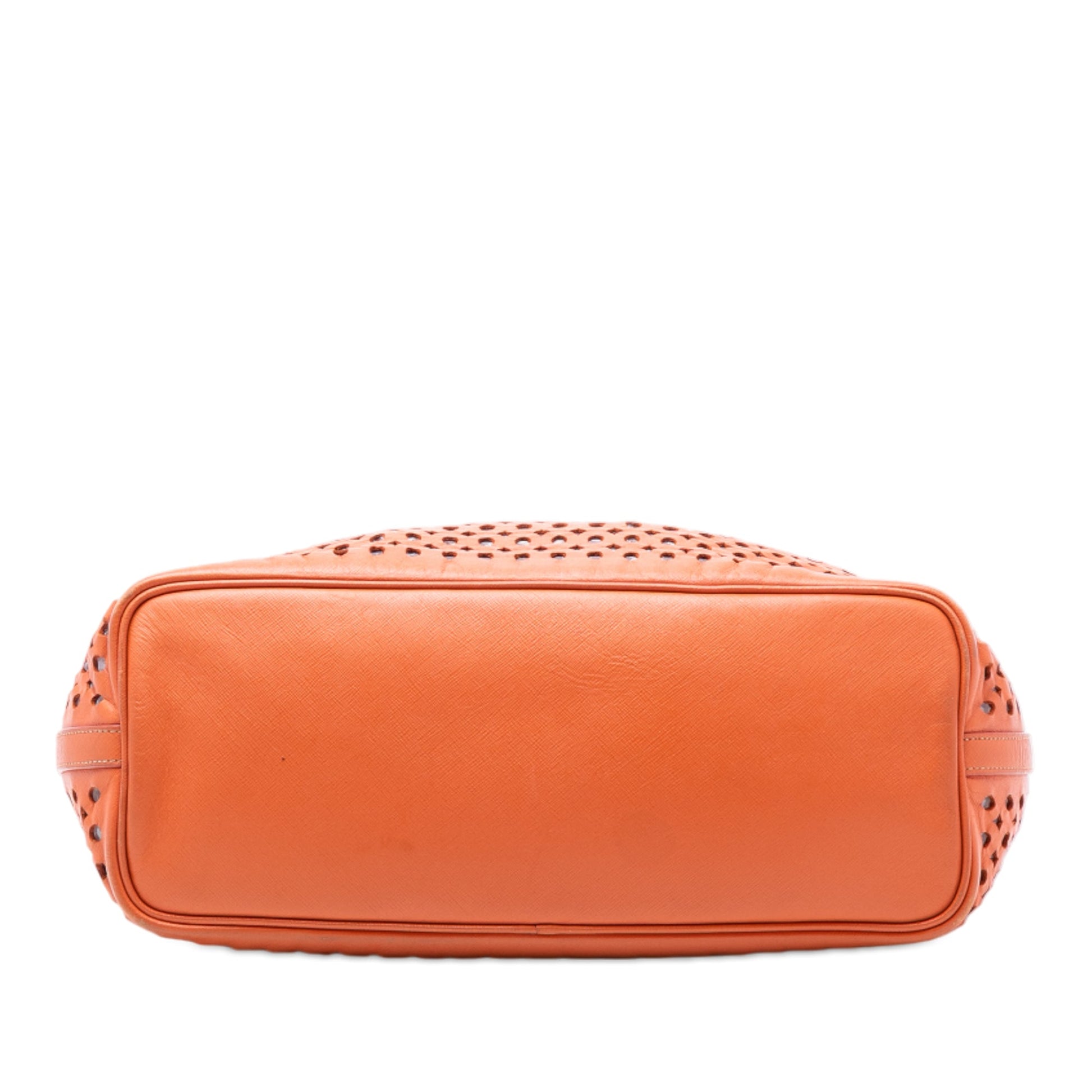 Prada Perforated Saffiano Fori Shopping Tote