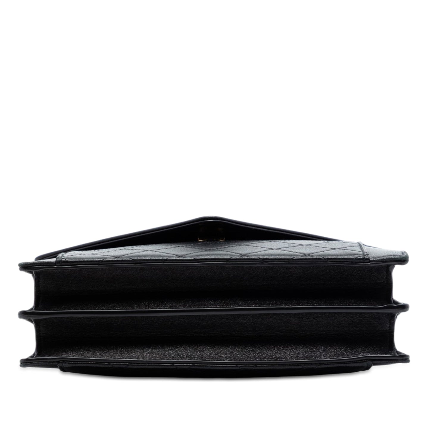 Saint Laurent Mini Quilted Lambskin Monogram Gaby Crossbody