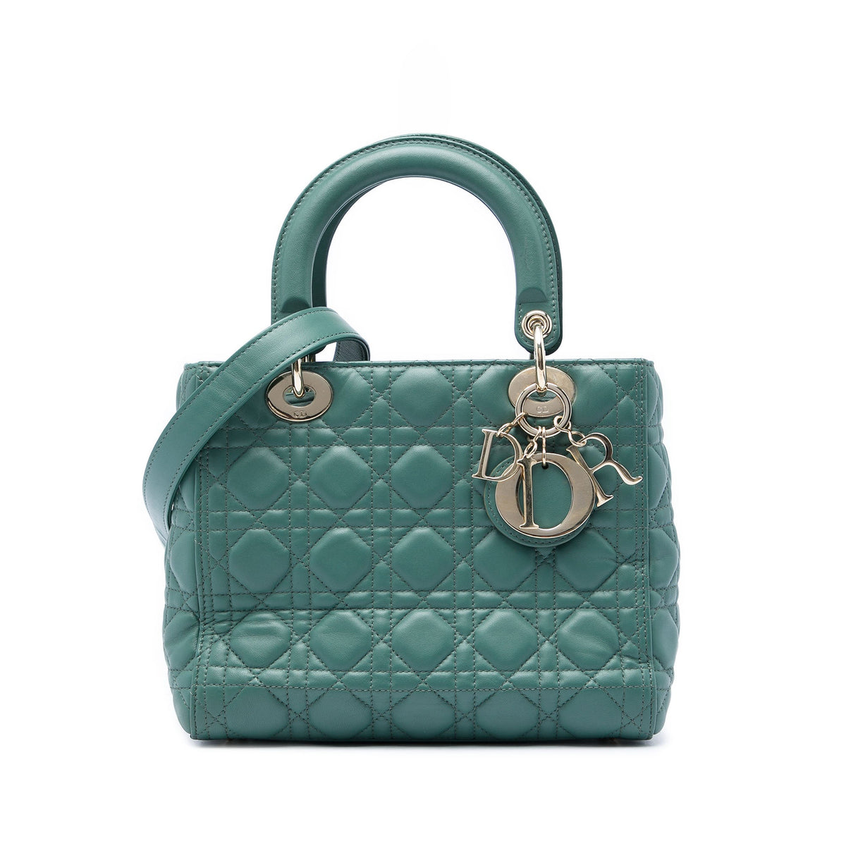 Dior Medium Lambskin Cannage Lady Dior