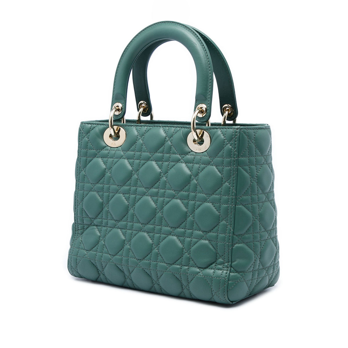 Dior Medium Lambskin Cannage Lady Dior