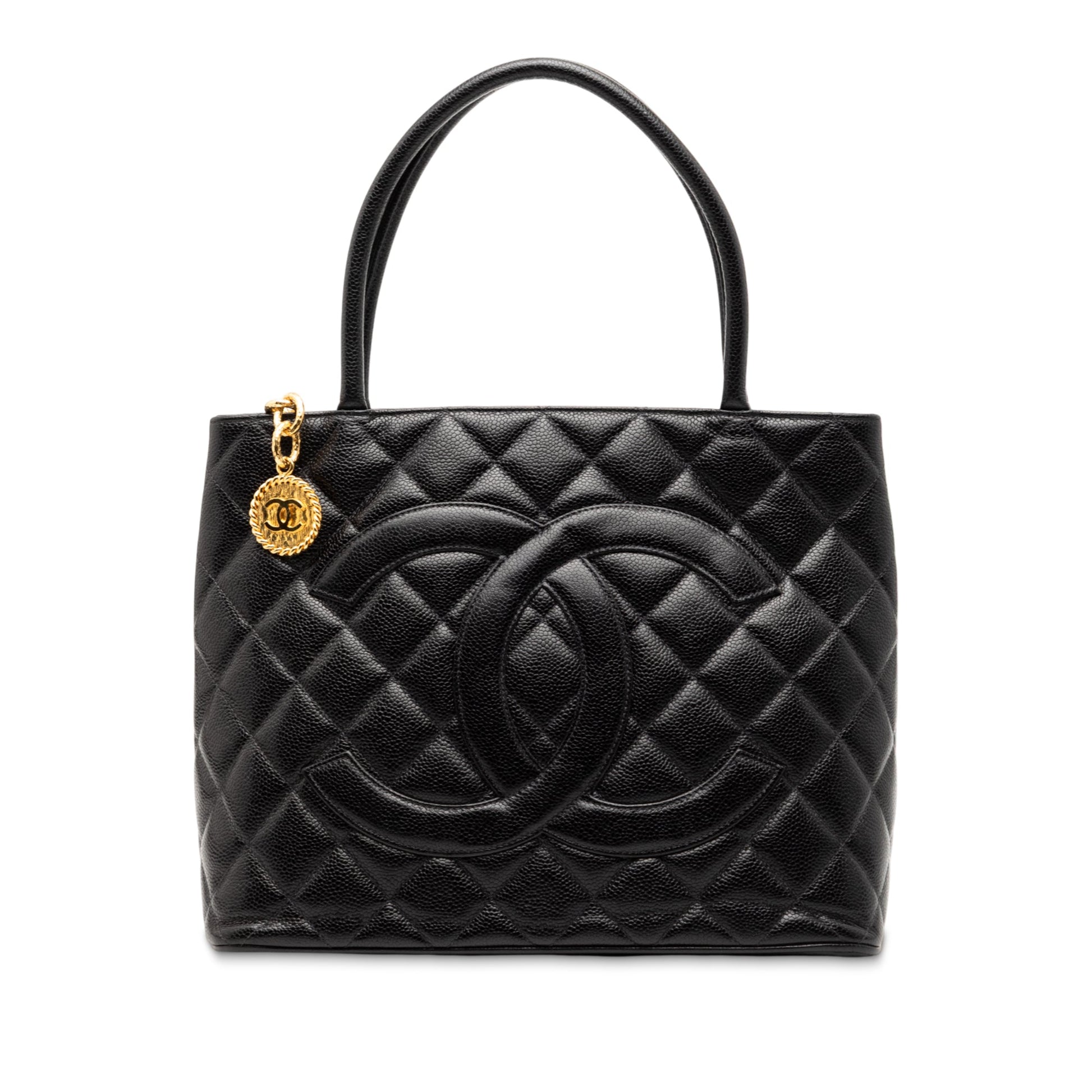 Chanel Caviar Medallion Tote