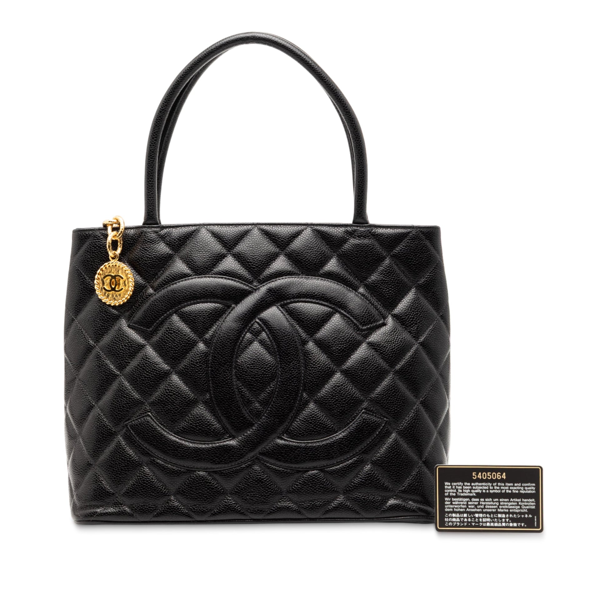 Chanel Caviar Medallion Tote