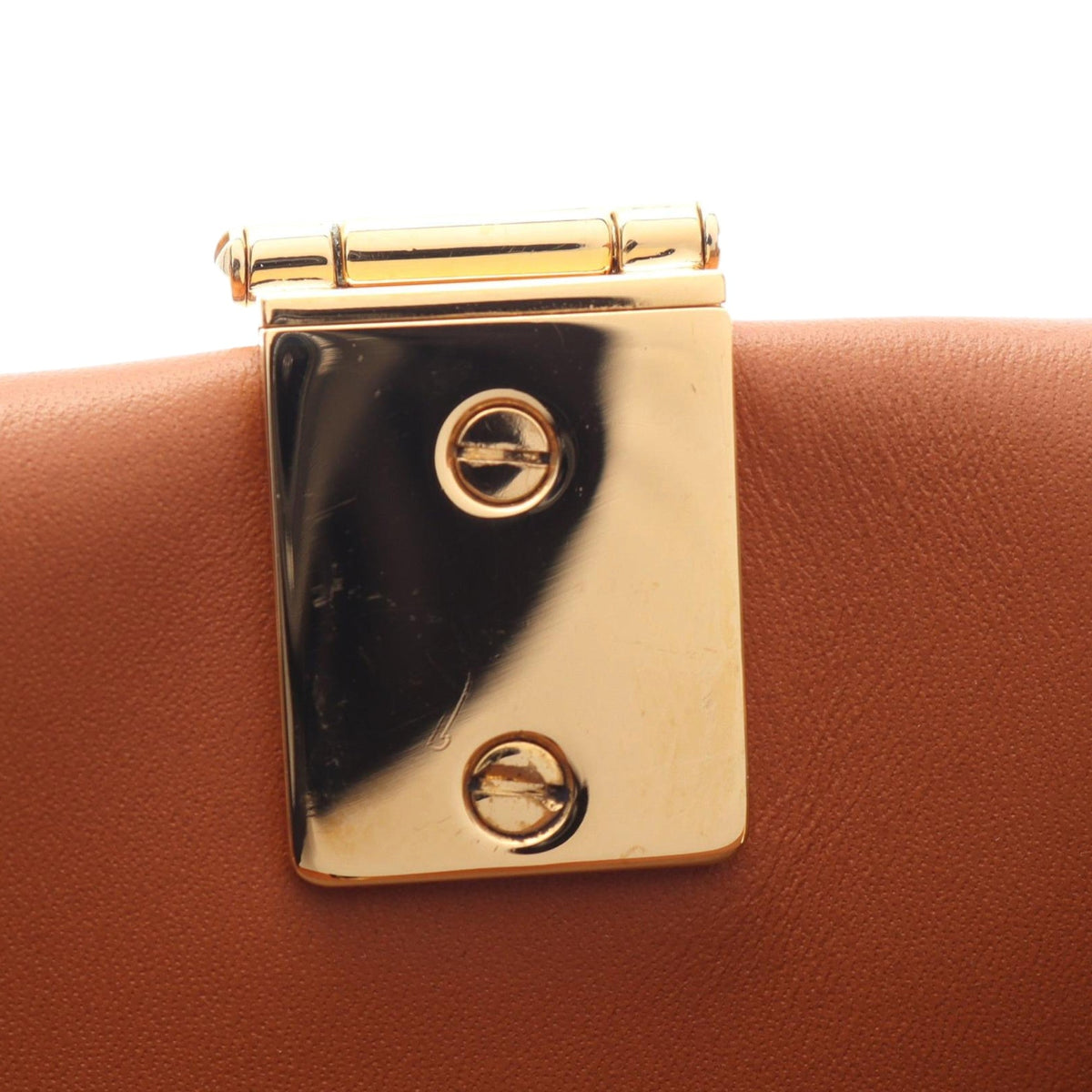 Fendi Large Leather Sunshine Shopper Tote — Brown